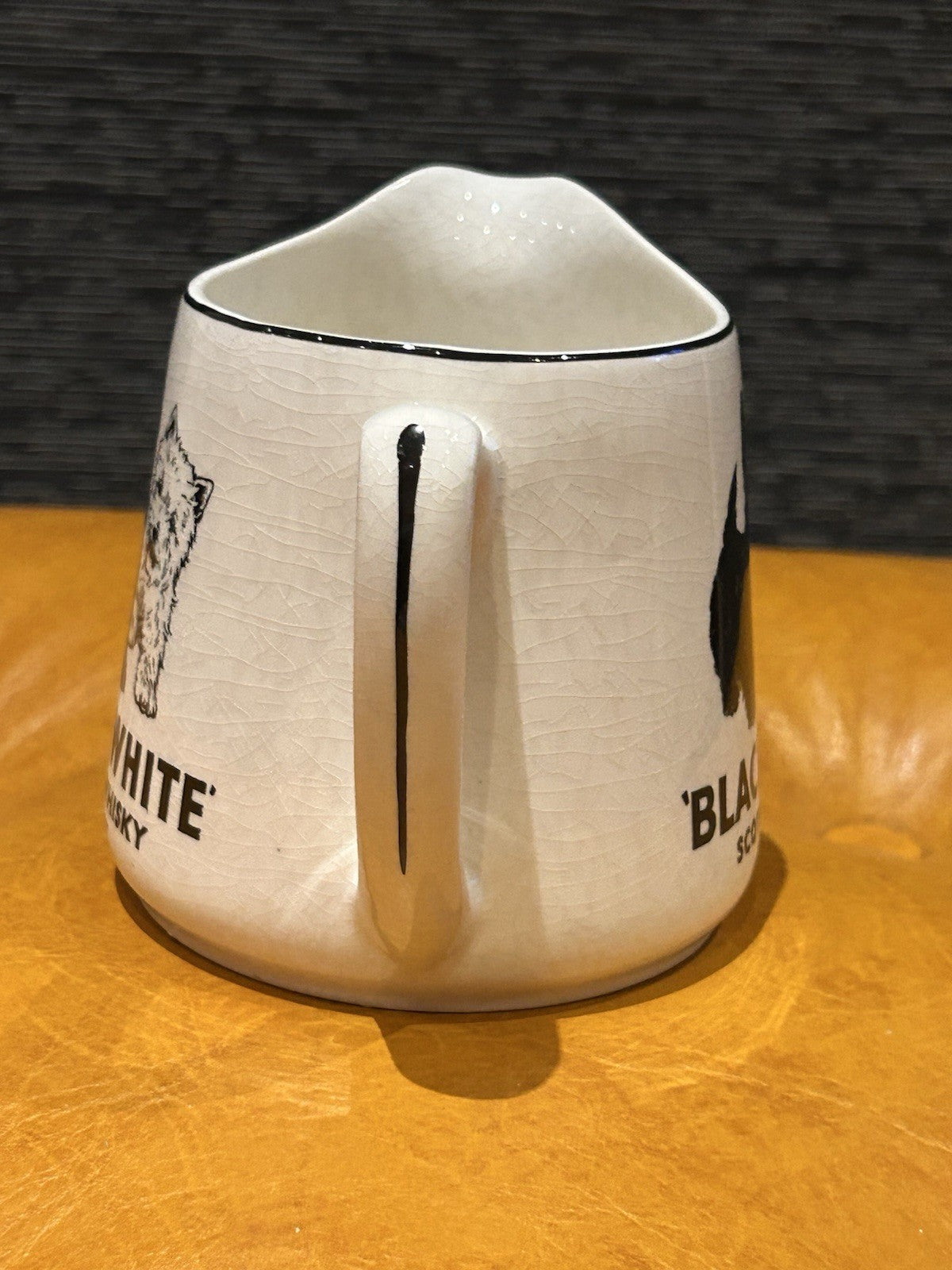 Vintage Black & White Scotch Whisky Jug James Green & Nephew UK