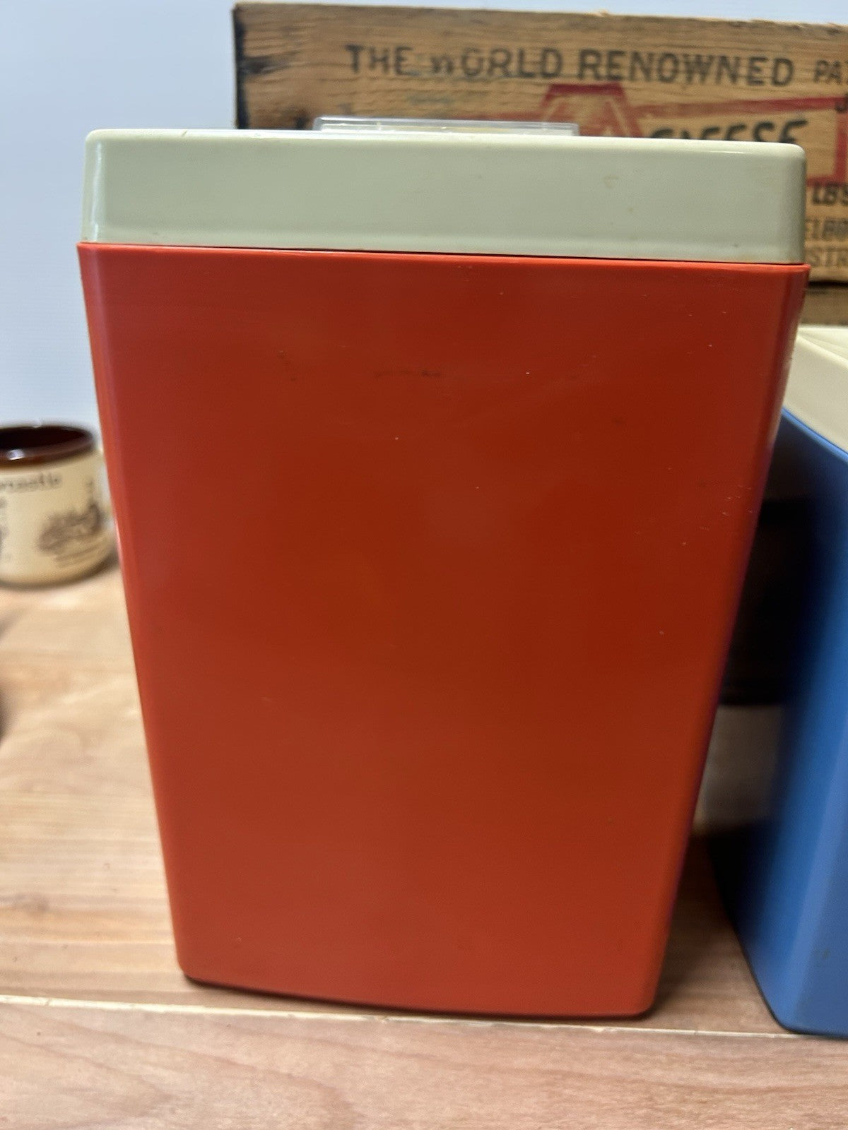 Nylex Retro 1960s Flour & Rice Canisters Set Made in Australia Kitchen