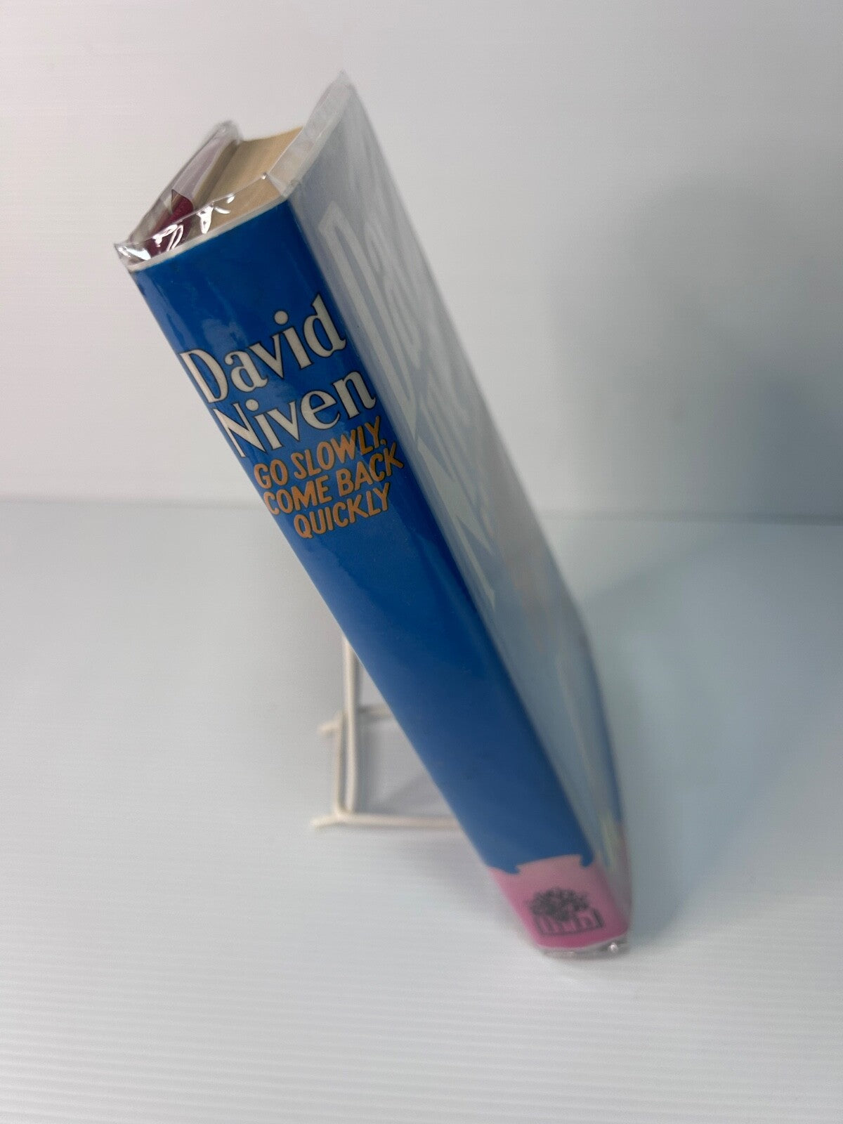 Go Slowly Come Back Quickly David Niven 1981 HC DJ 1st Ed Hamish Hamilton