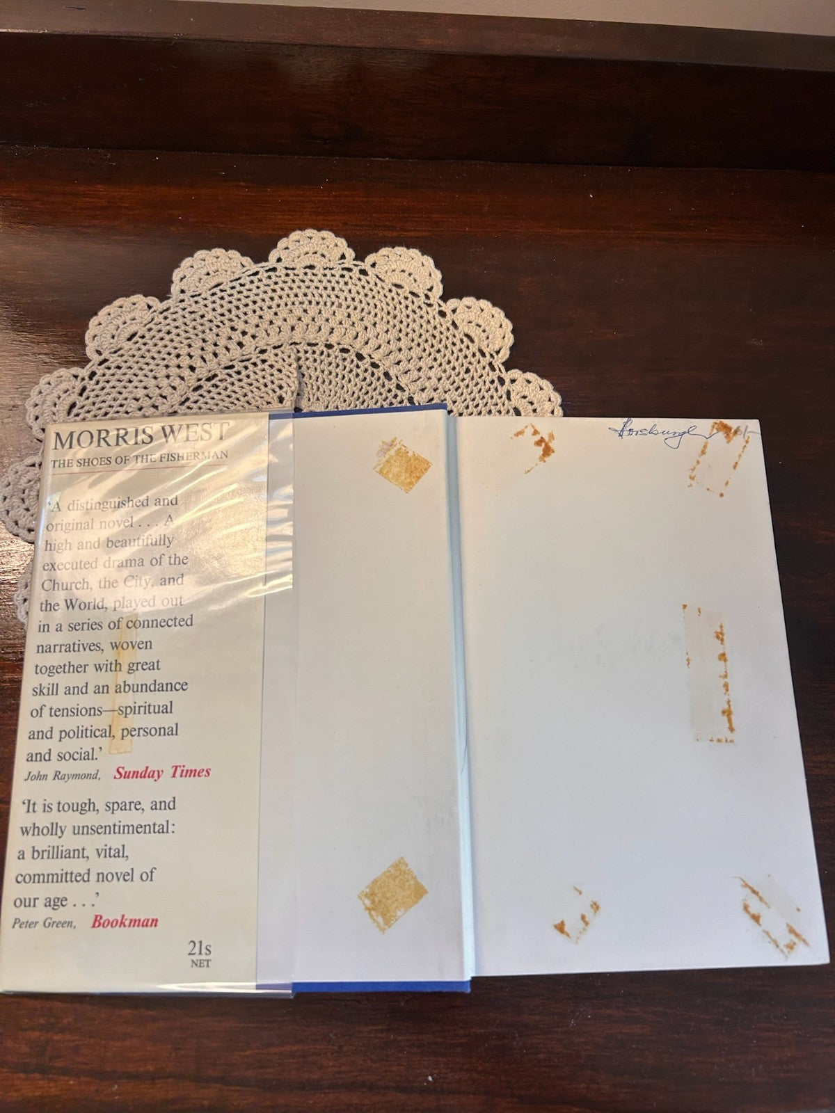 The Shoes of the Fisherman by Morris West (1963)