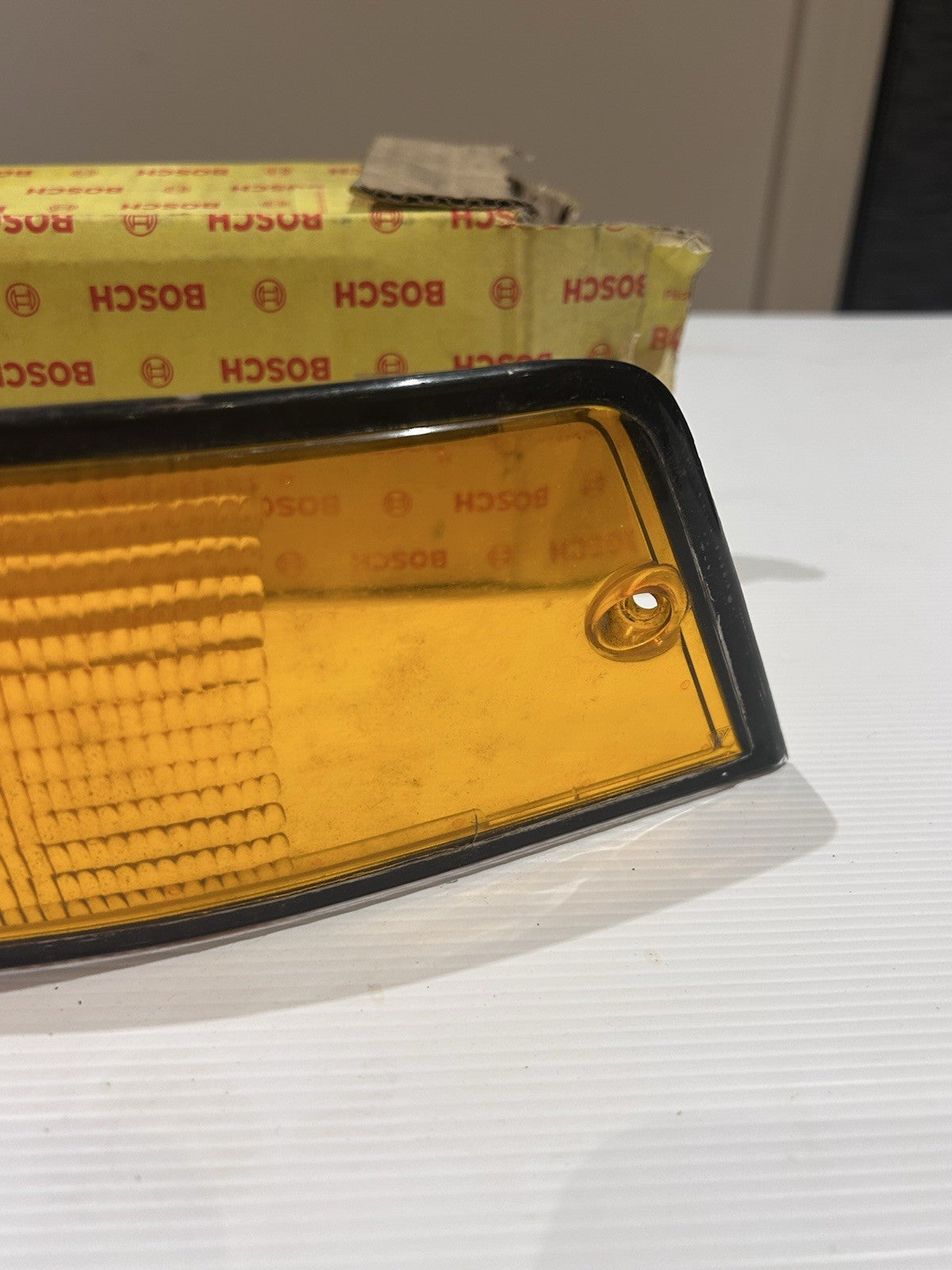 Pair Bosch Porsche 911 Rear Tail Light Lenses 1964–73 | OEM | 911.631.924.03