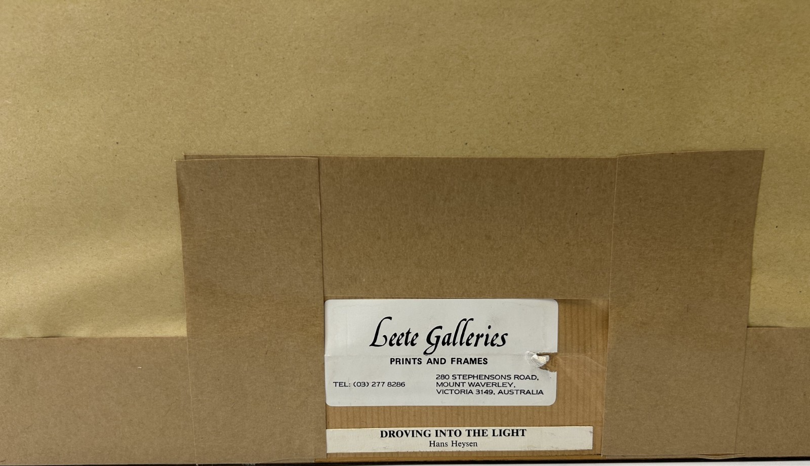 Hans Heysen Droving Into the Light Framed Australiana Art Print