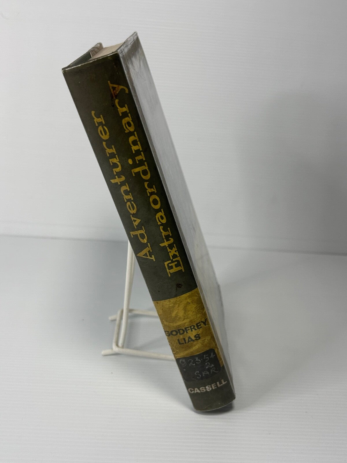 Adventurer Extraordinary Godfrey Lias 1961 HC DJ Cassell Tiger Sarll Story