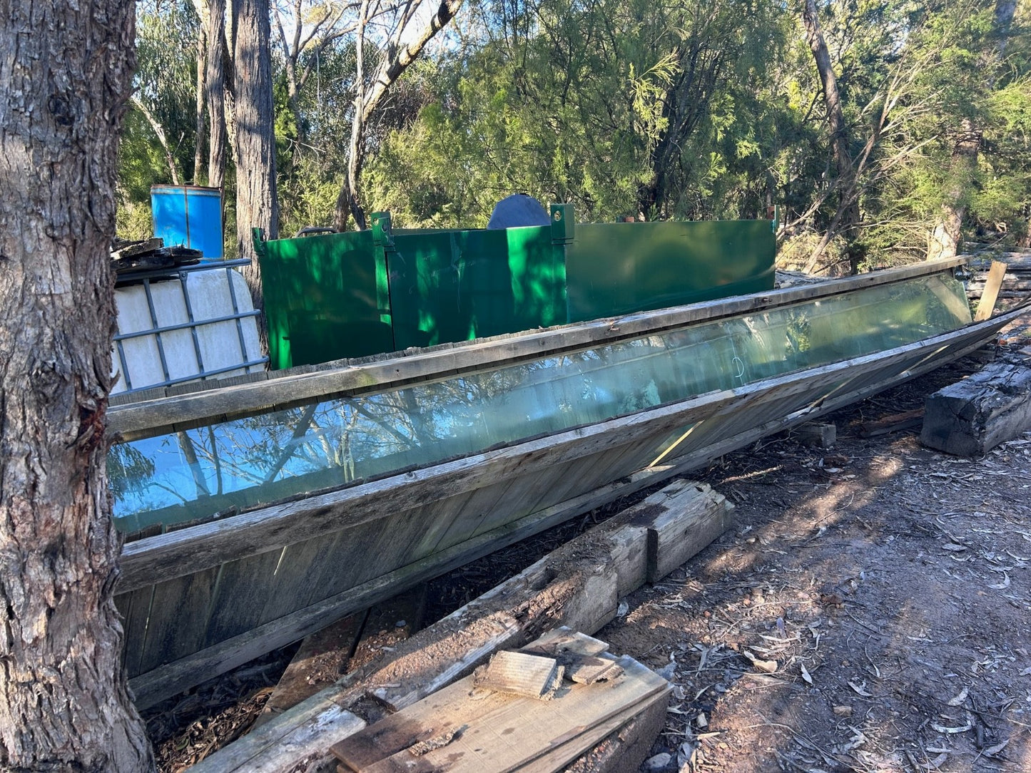 Rare 1960s Japanese Architectural Glass Panels x2 – NGV Provenance