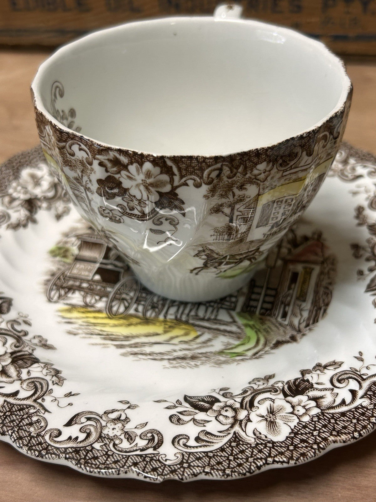 Johnson Bros Coaching Scenes Set of 16 – Gate Keeper & Hunting Country 