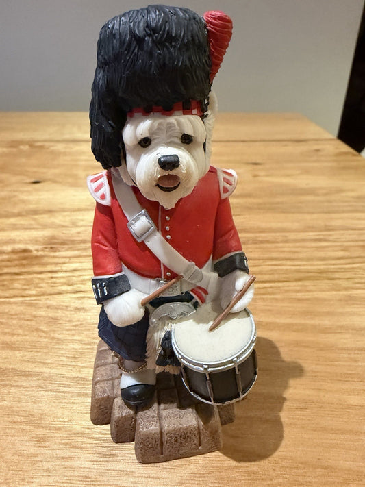 Robert Harrop Doggie People CC133 Westie Drummer LE 1512/2000 Figurine