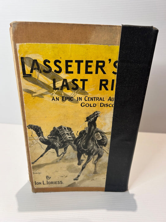 Lasseter’s Last Ride Ion Idriess 1952 HC Map Ex-Library Outback Gold Story