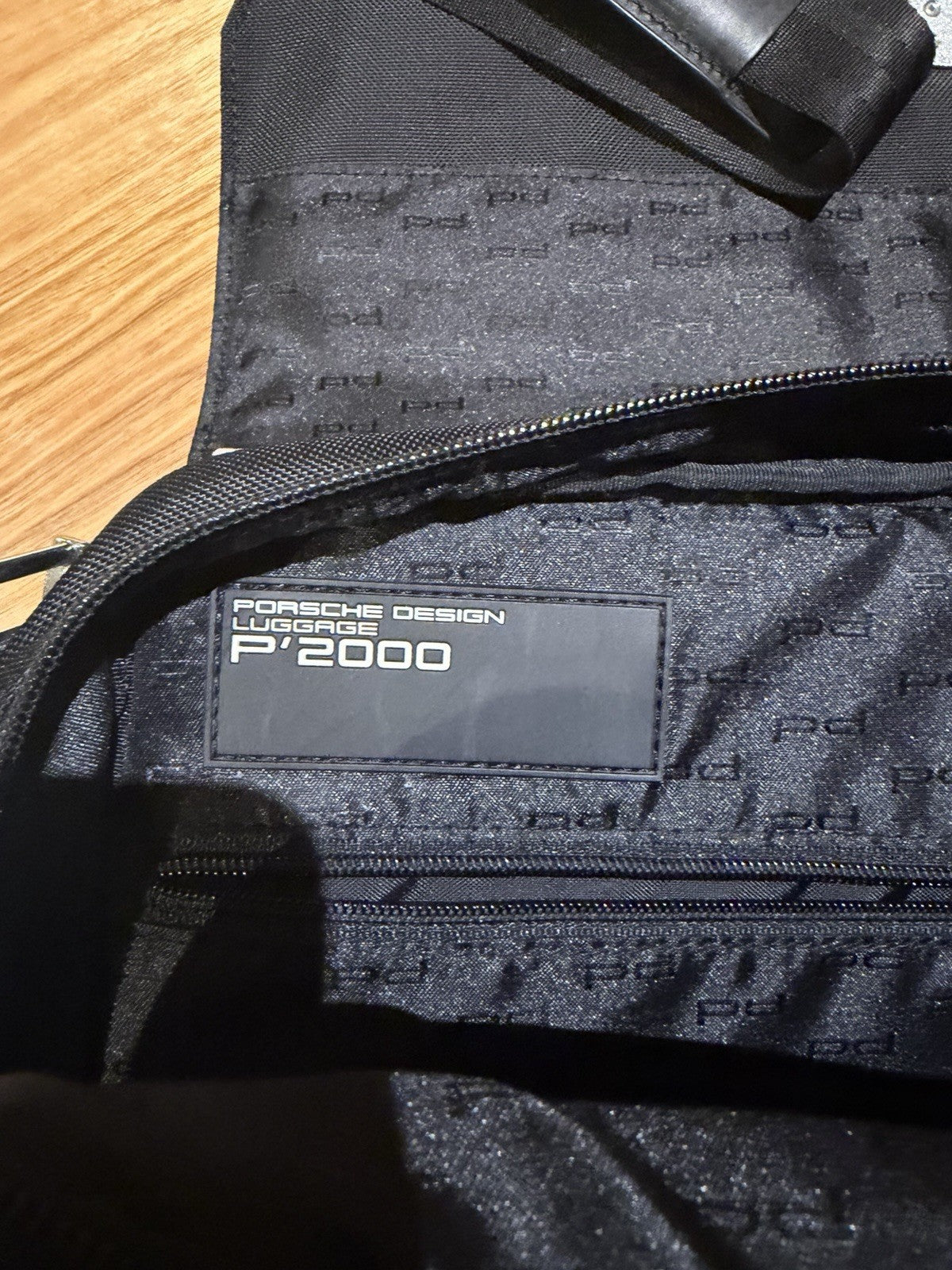 Porsche Design P’2000 Black Business Briefcase Laptop Bag Shoulder Strap