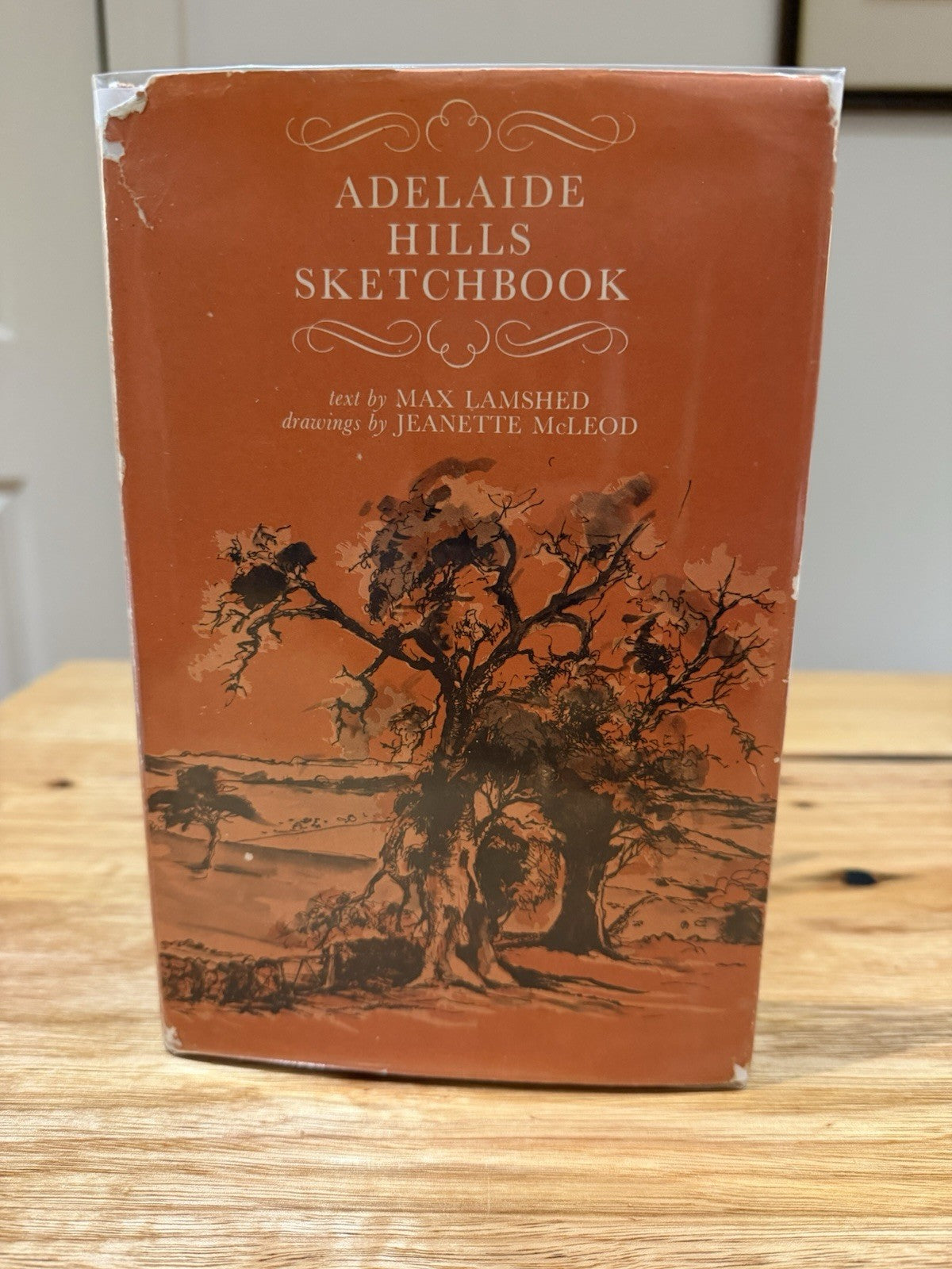 Adelaide Hills Sketchbook Max Lamshed Jeanette McLeod 1971 1st Ed Rigby HC DJ