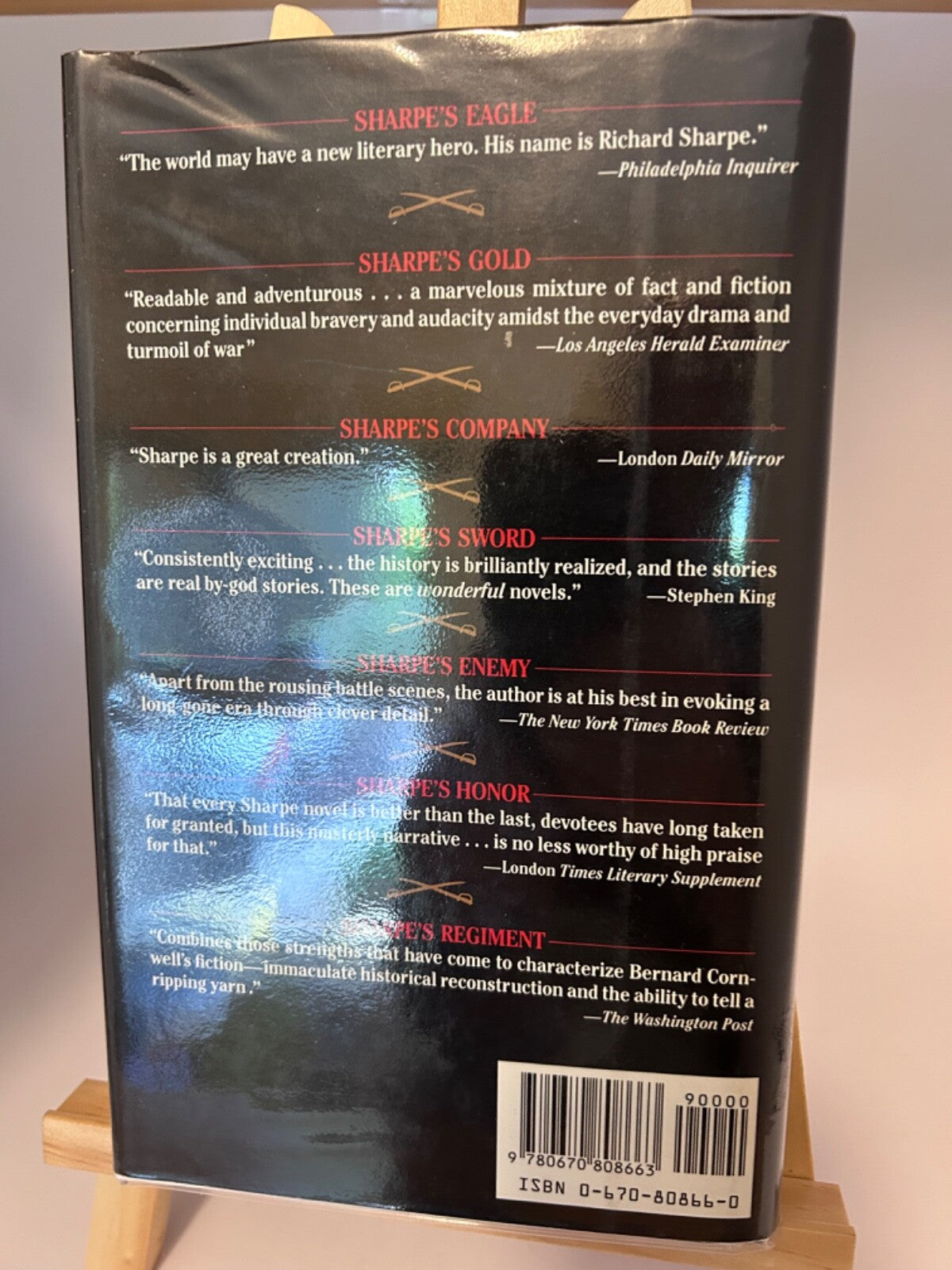 Sharpe's Siege by Bernard Cornwell - First US Edition, Dust Jacket (1987)