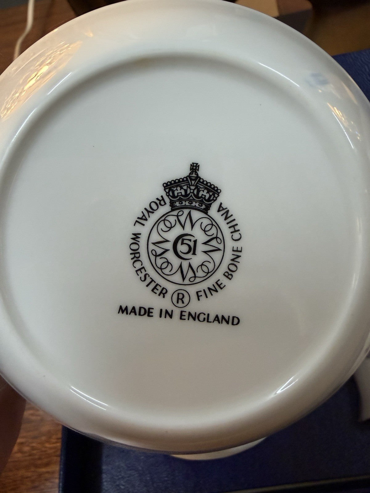 Royal Worcester Fine Bone China Pin Dish & Ring Holder Set Boxed England