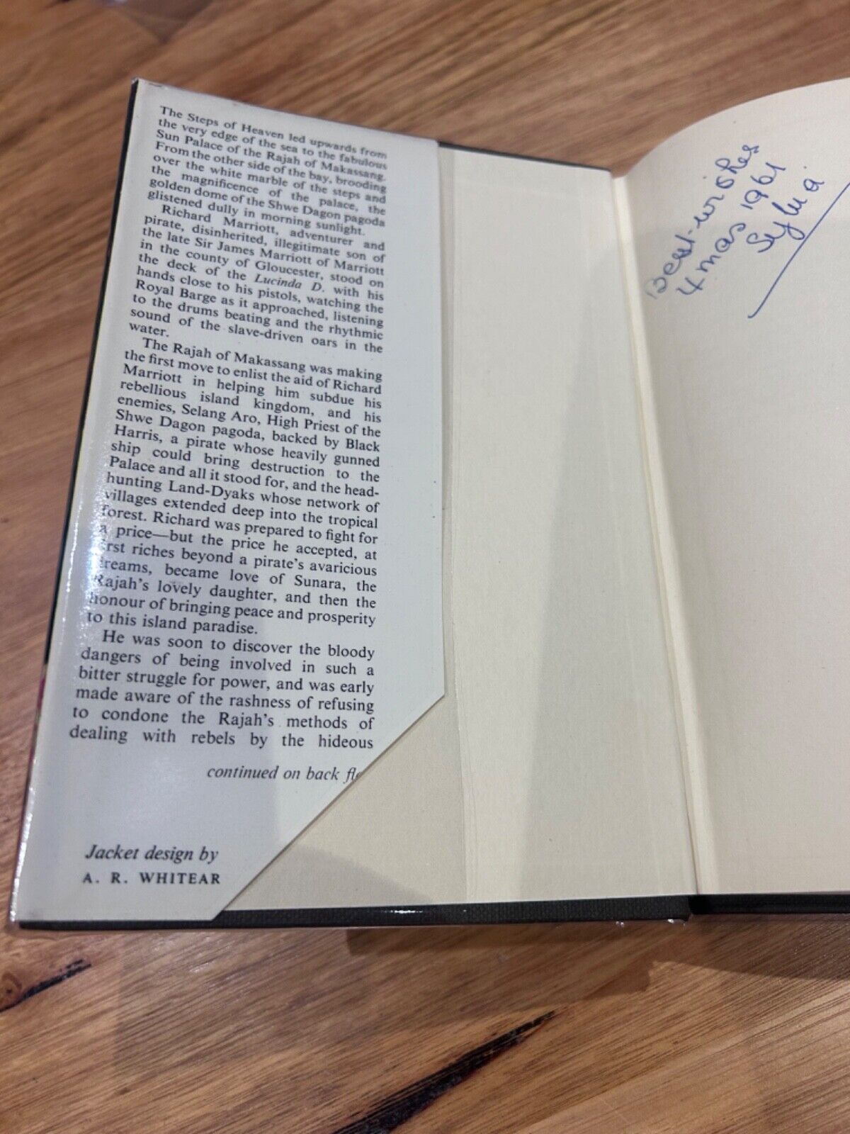 The White Rajah Nicholas MONSARRAT 1961 First Edition Hard Cover and Dust Jacket