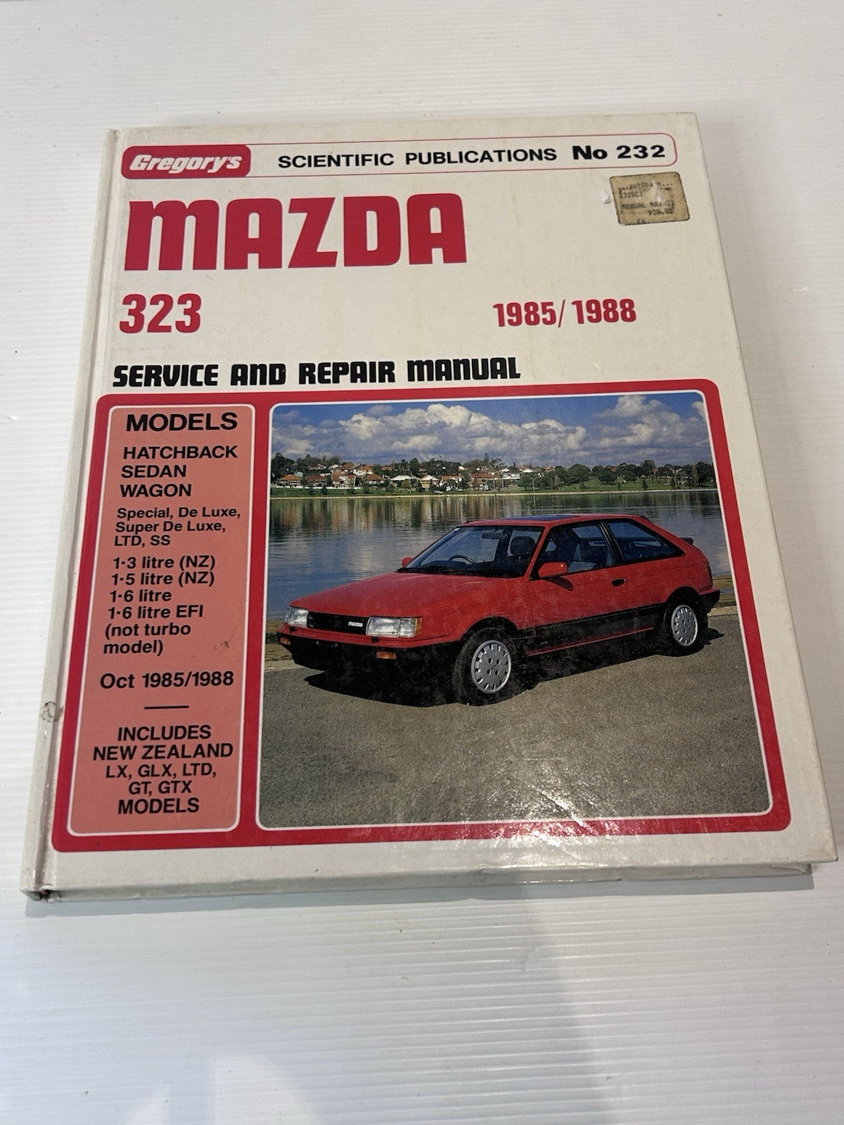 Mazda 323 1985–1988 Gregory’s Service & Repair Manual No 232 1st Ed 1988