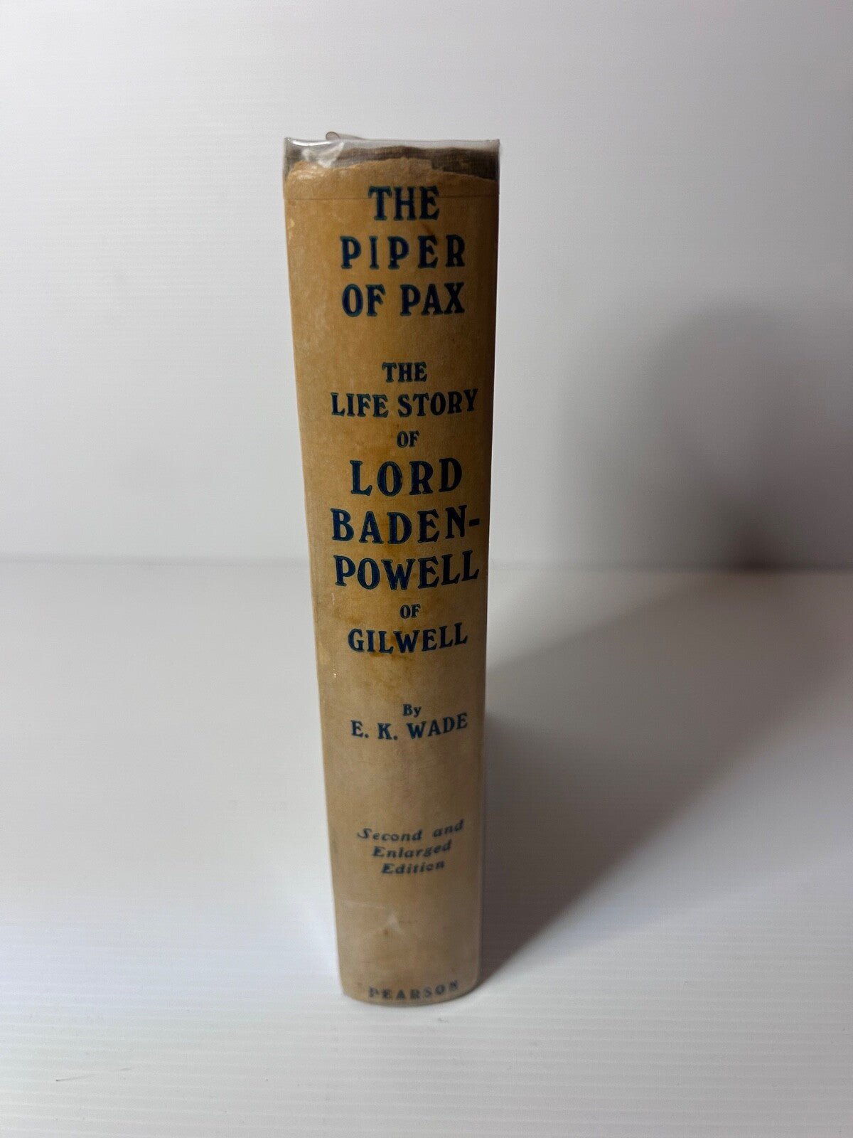 The Piper of Pax Life of Lord Baden-Powell 1931 HC DJ 2nd Ed Scouting Biog