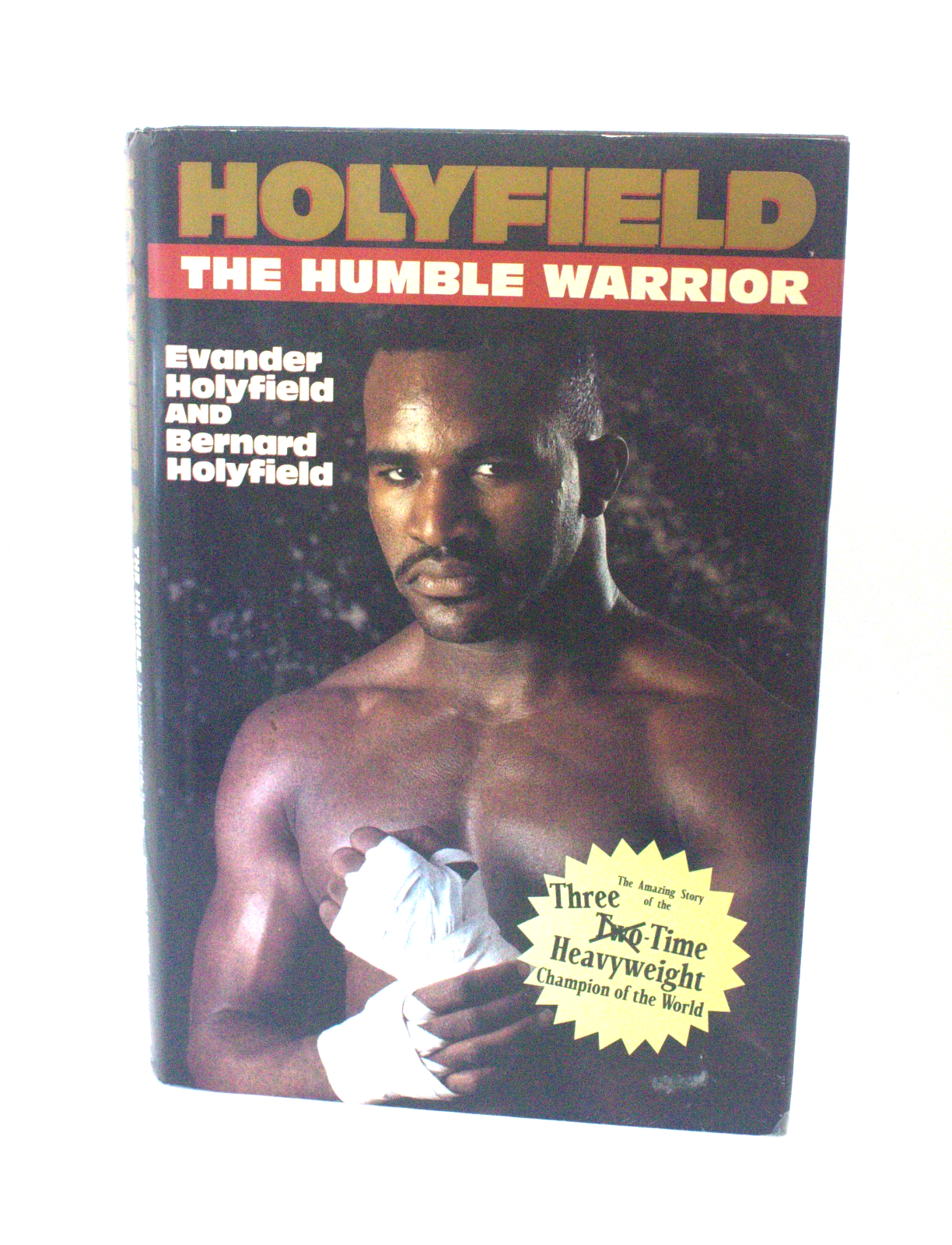 Evander Holyfield The Humble Warrior Signed HC 1996 Autographed Autobiography