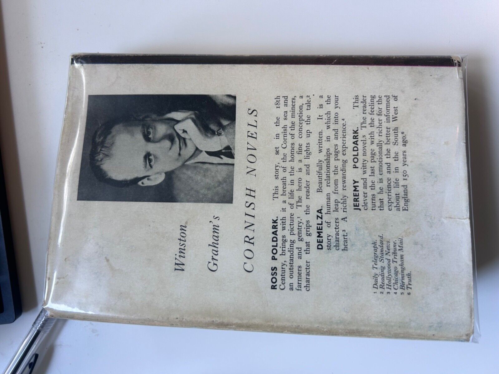 Winston GRAHAM / Warleggan A Novel of Cornwall 1792-1793 1st Edition 1953