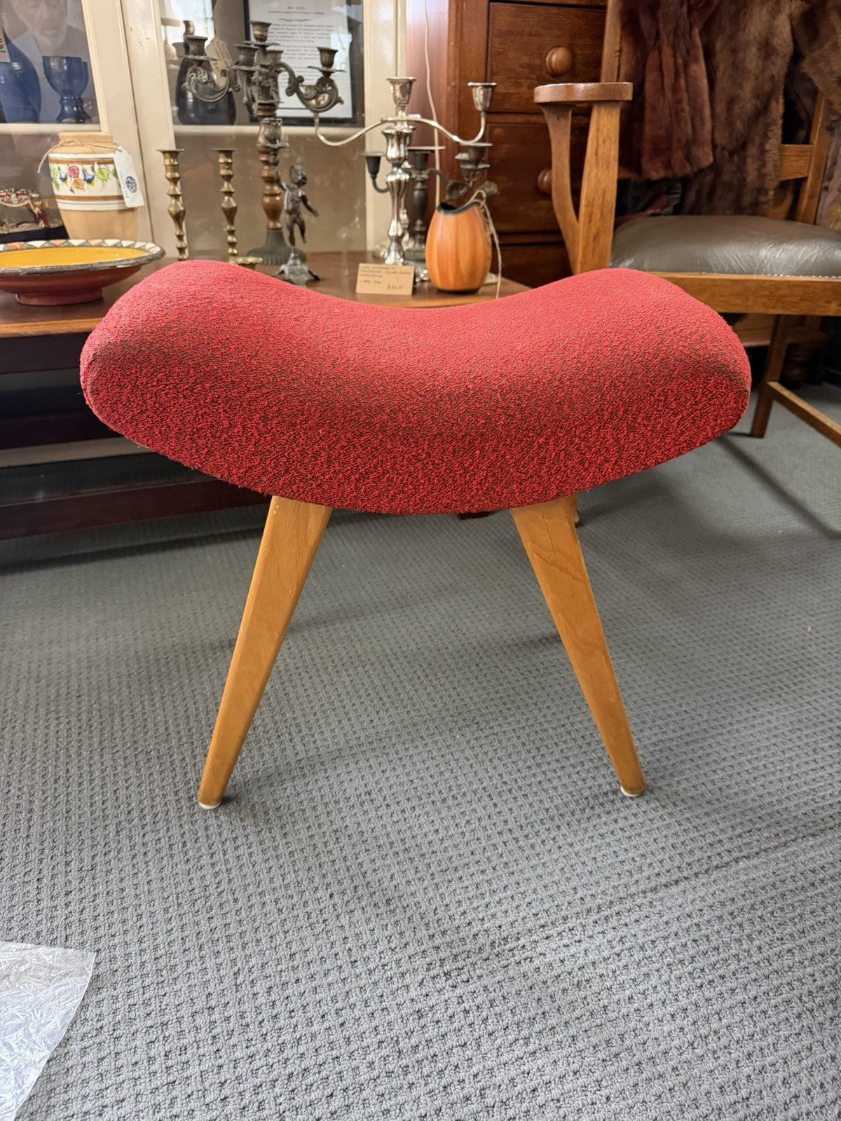 Dario Zoureff Footstool Australian Mid Century Modern Ottoman 1960s Vintage