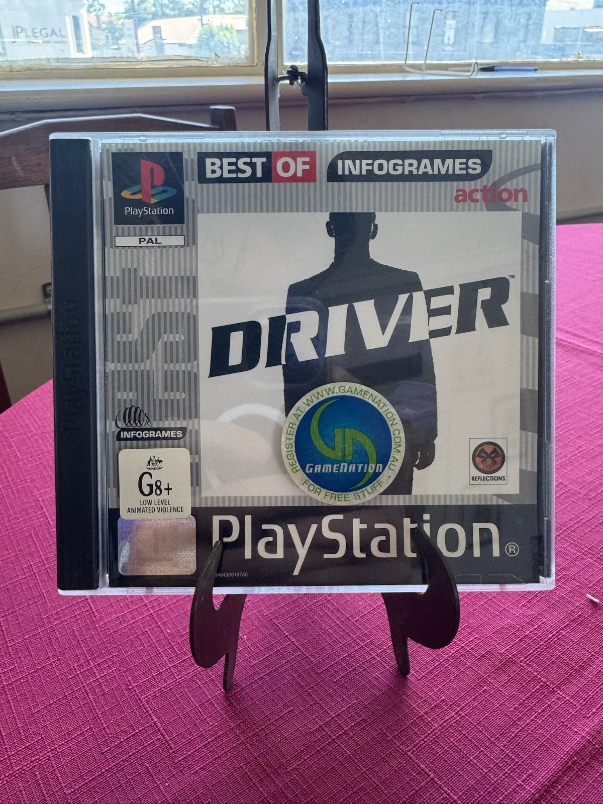 Driver – PS1 PAL – Complete w Case, Original Disc & Manual | 1999