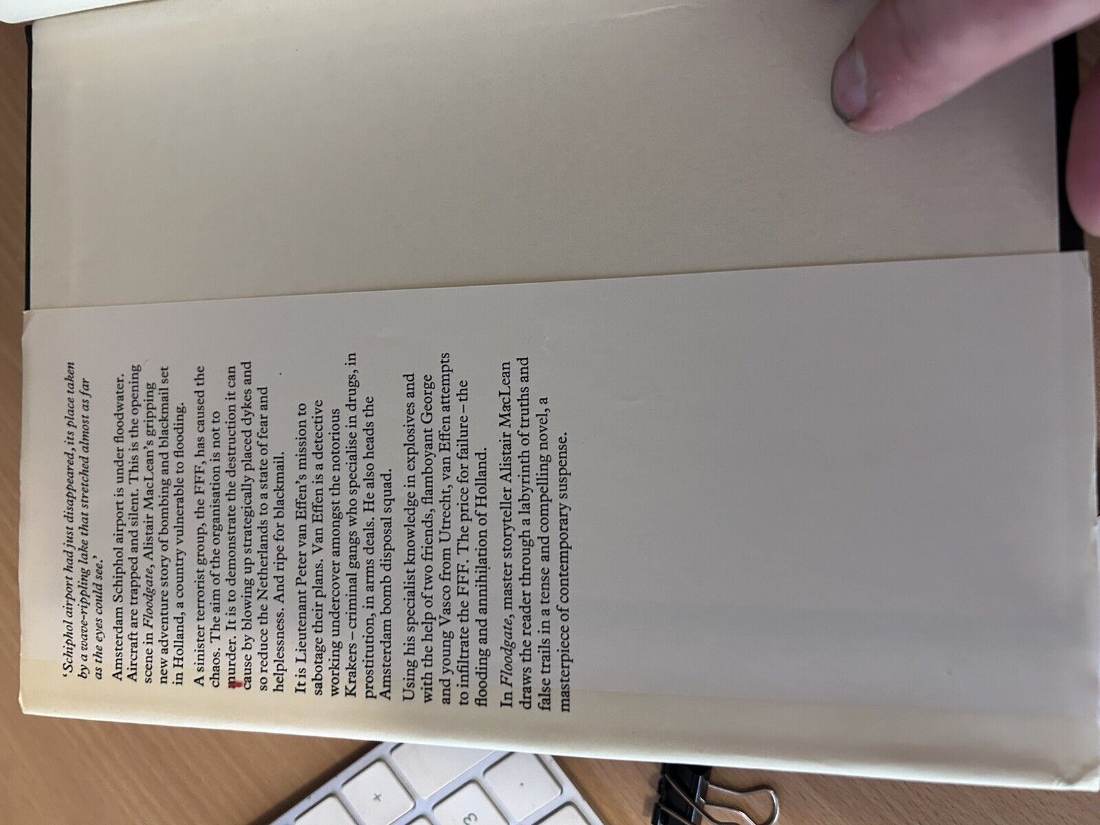 Floodgate Alistair MacLean 1st Edition with dust jacket