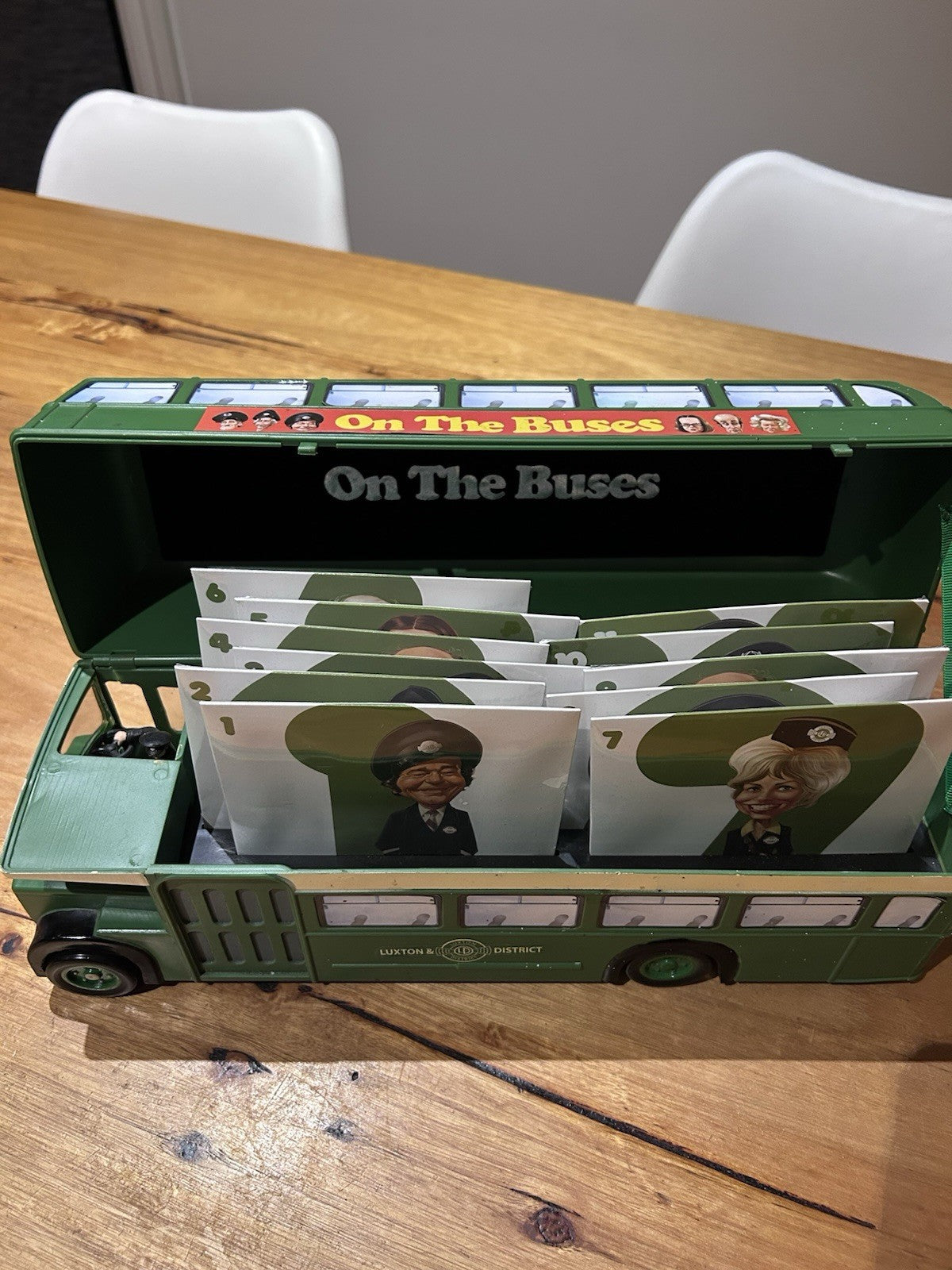 On The Buses Ltd Ed Bus DVD Box Set Lights Up 2009 #0253/5000 Complete series