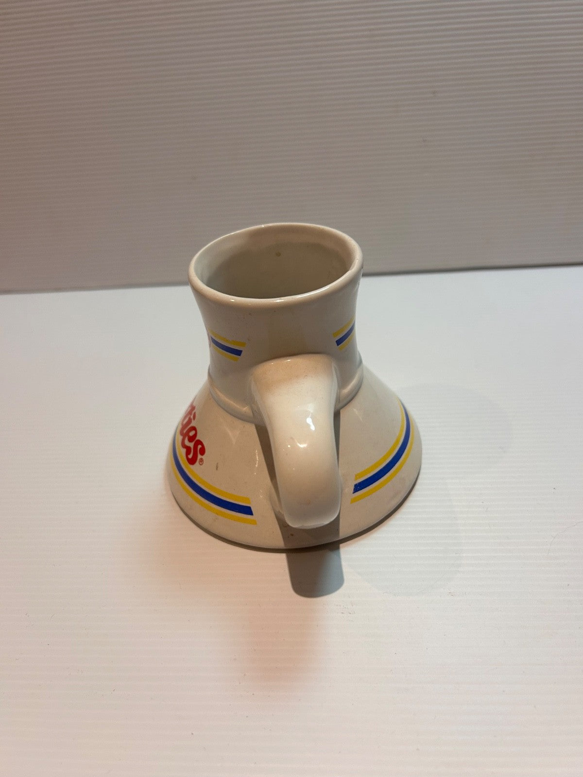 Vintage Post Toasties Cereal Ceramic Non Slip Wide Bottom Travel Coffee Mug Cup