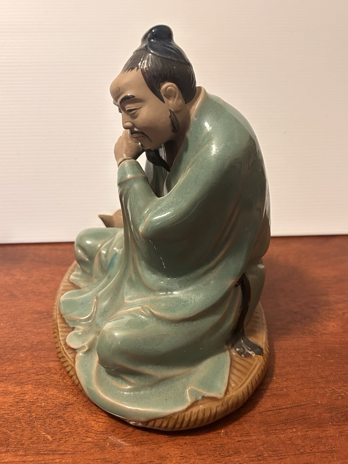 Shiwan Mudman Figurines Set of 4 Woh Jeong/Wan Jiang China Pottery 1950s–70s