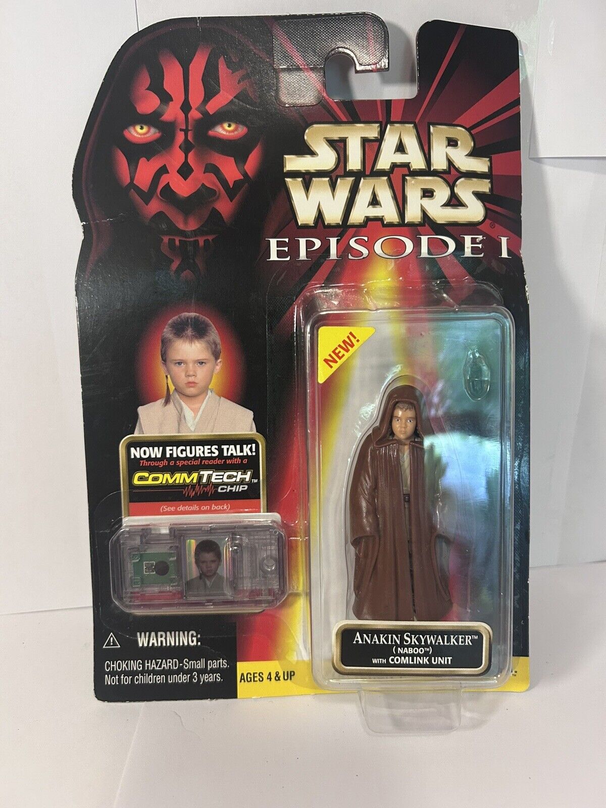 ORIGINAL Star Wars Episode 1 Hasbro Figure Commtech Aus Anakin Skywalker Naboo