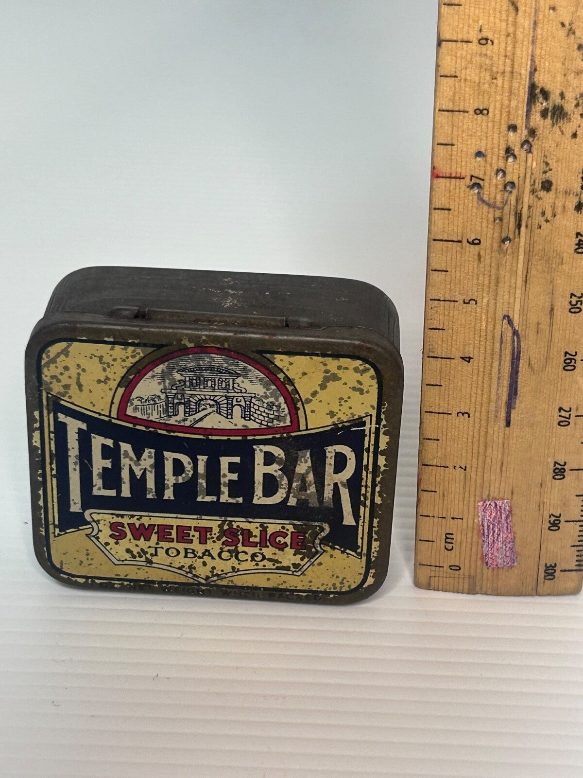 Vintage Temple Bar Sweet Slice Tobacco Tin – Graphic Wear, Early 1900s