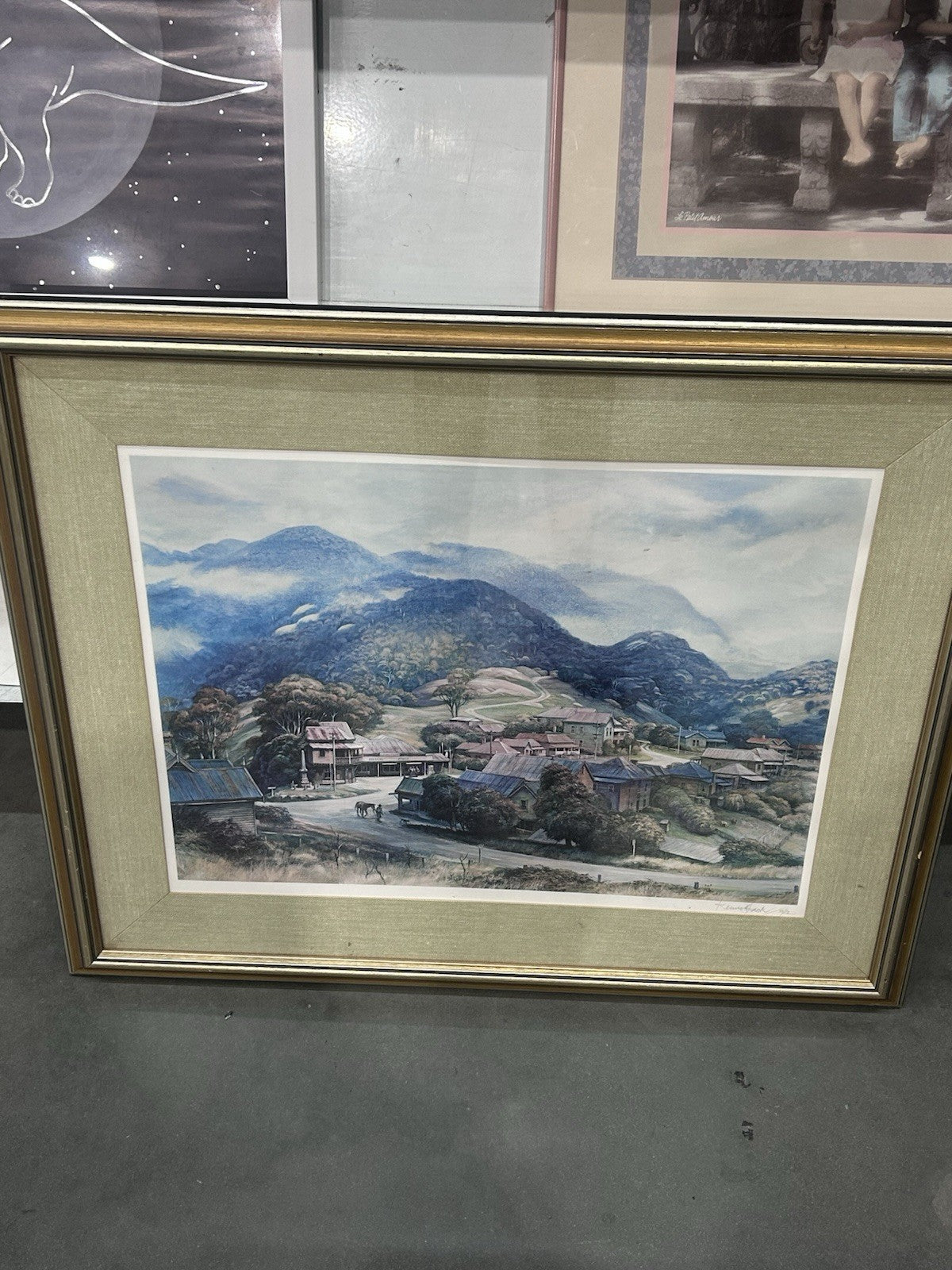 Kenneth Jack Signed Print Sunlight Breaking Through, Tilba NSW 1982 COA