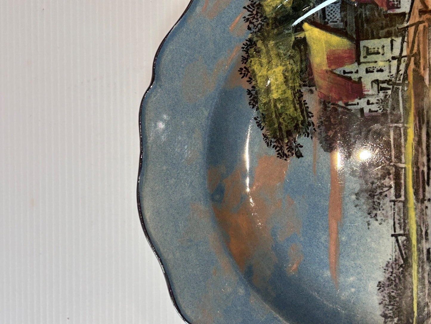Royal Doulton - Round Plate Country Cottage Series D4390 England c.1930s