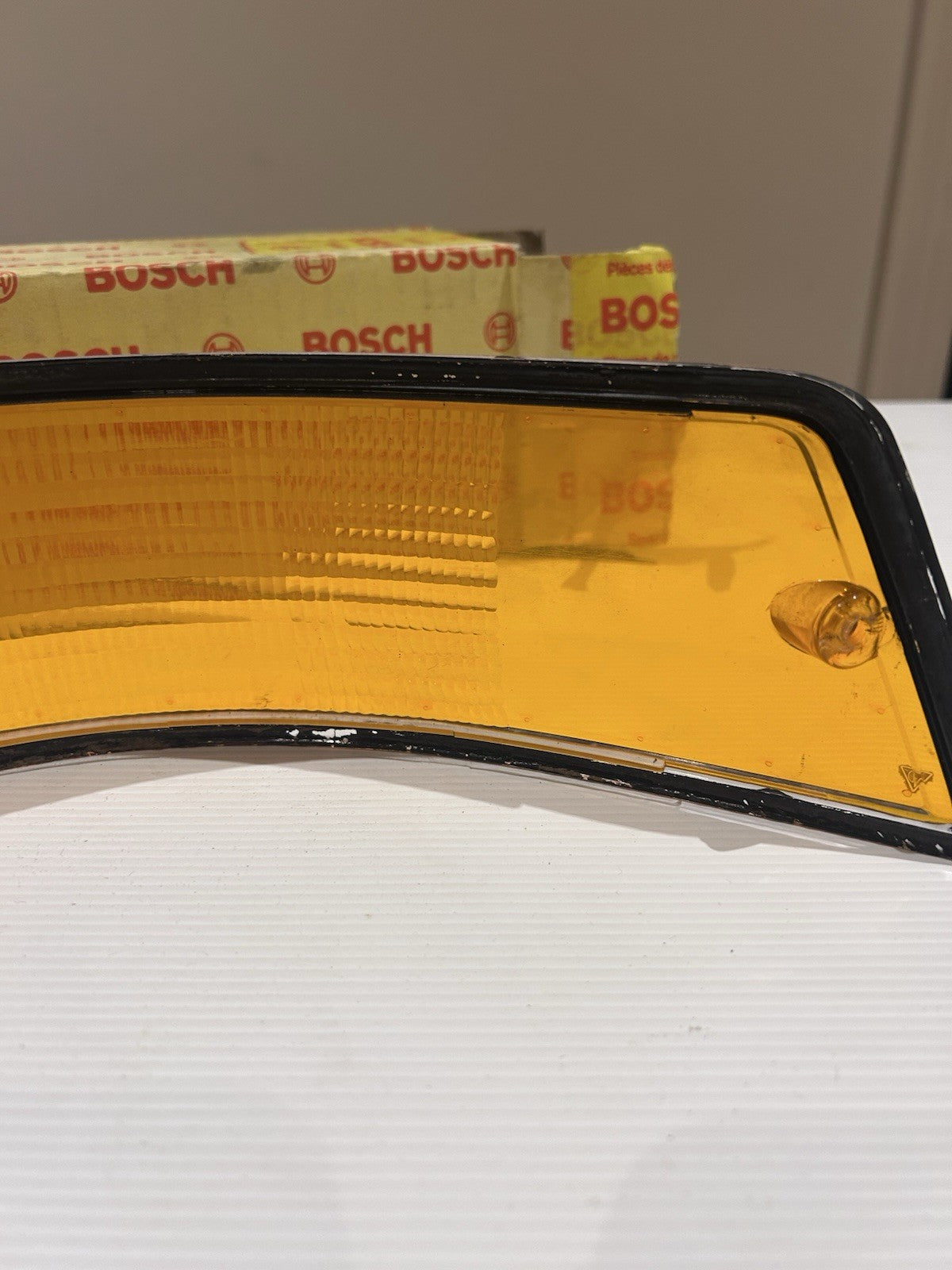 Pair Bosch Porsche 911 Rear Tail Light Lenses 1964–73 | OEM | 911.631.924.03