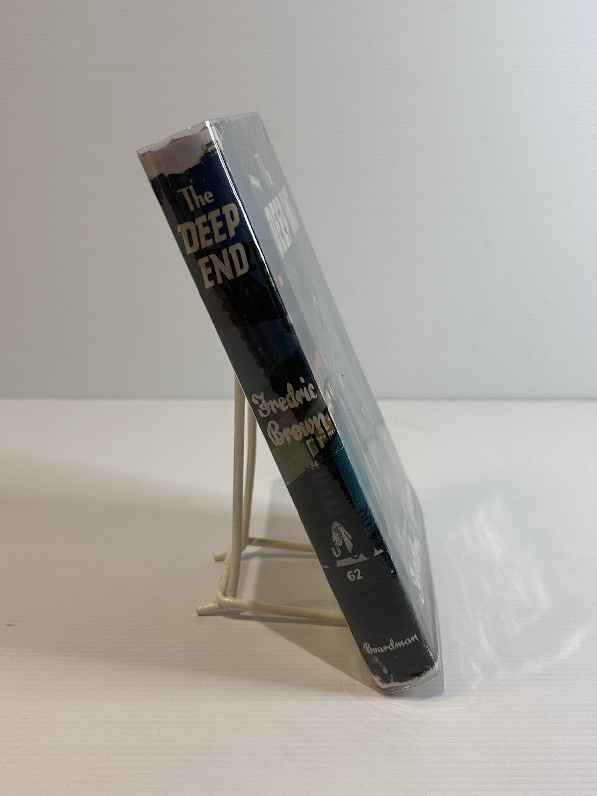 The Deep End Fredric Brown 1st UK Ed 1953 Boardman Bloodhound No 62 HC DJ RARE