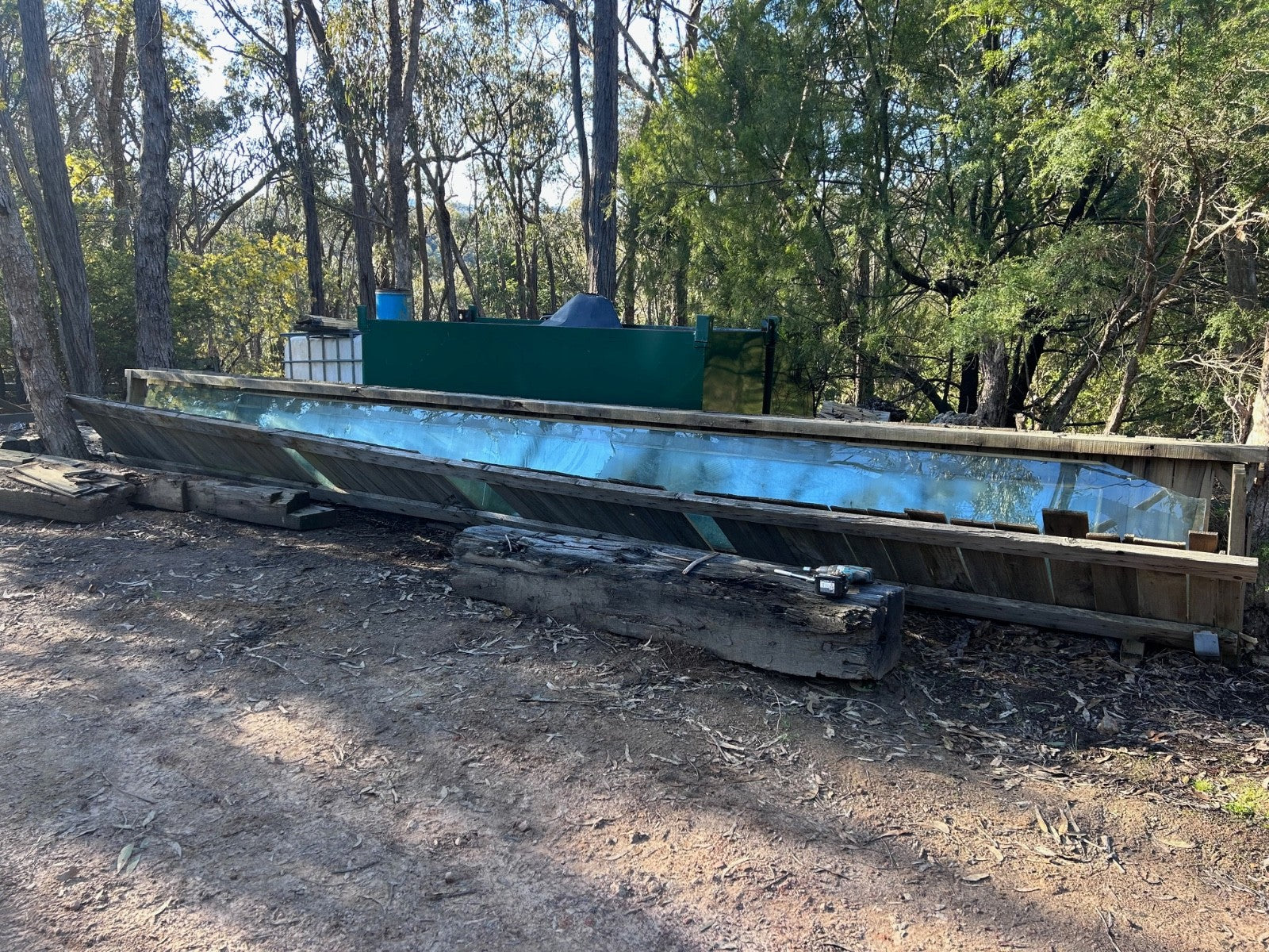 Rare 1960s Japanese Architectural Glass Panels x2 – NGV Provenance