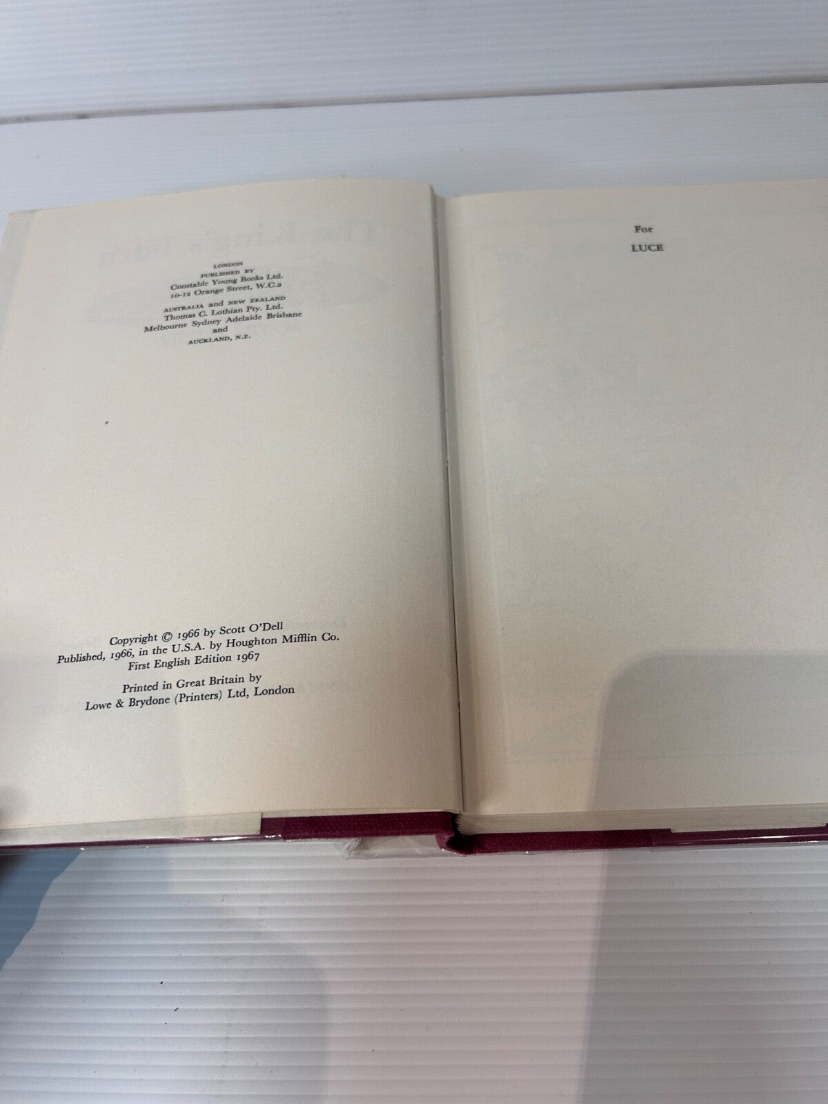 The King's Fifth Scott O'Dell 1967 HC DJ 1st UK Ed Constable Historical Novel
