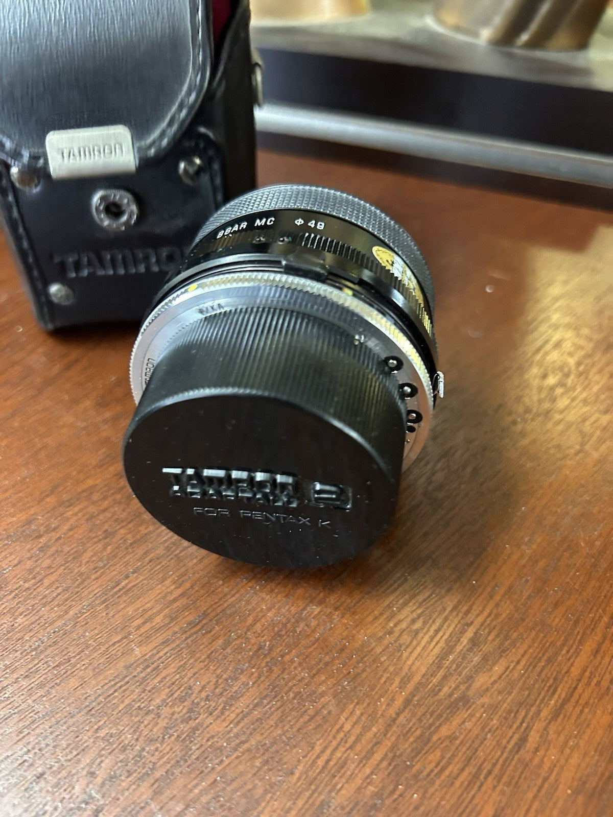 Tamron Adaptall-2 Manual Focus Lens f/2.8 MC Ø49 Pentax K + Case
