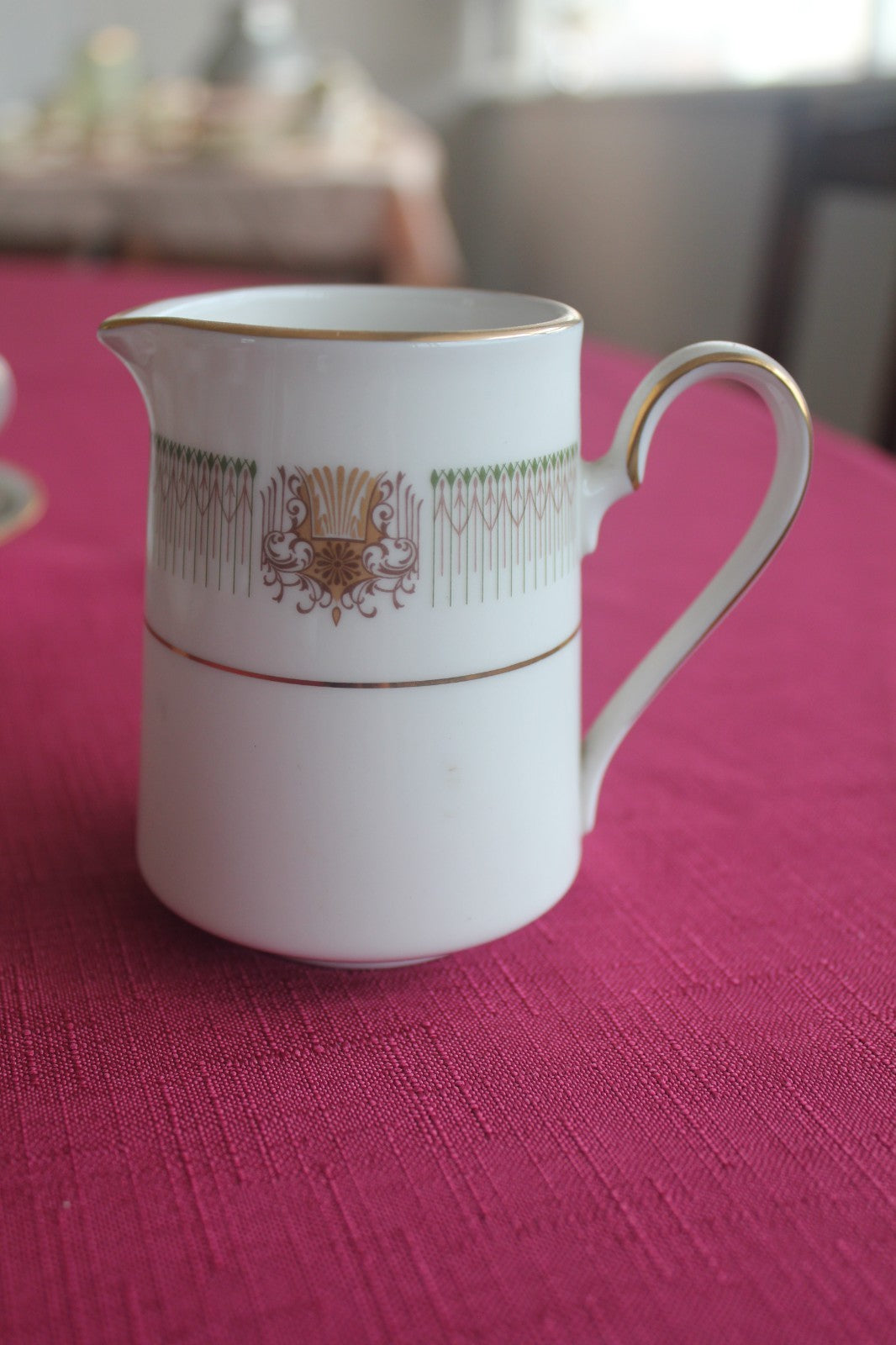 Noritake Chesterfield 7090 Coffee Service – 6 Cups Saucers Pot Sugar Japan