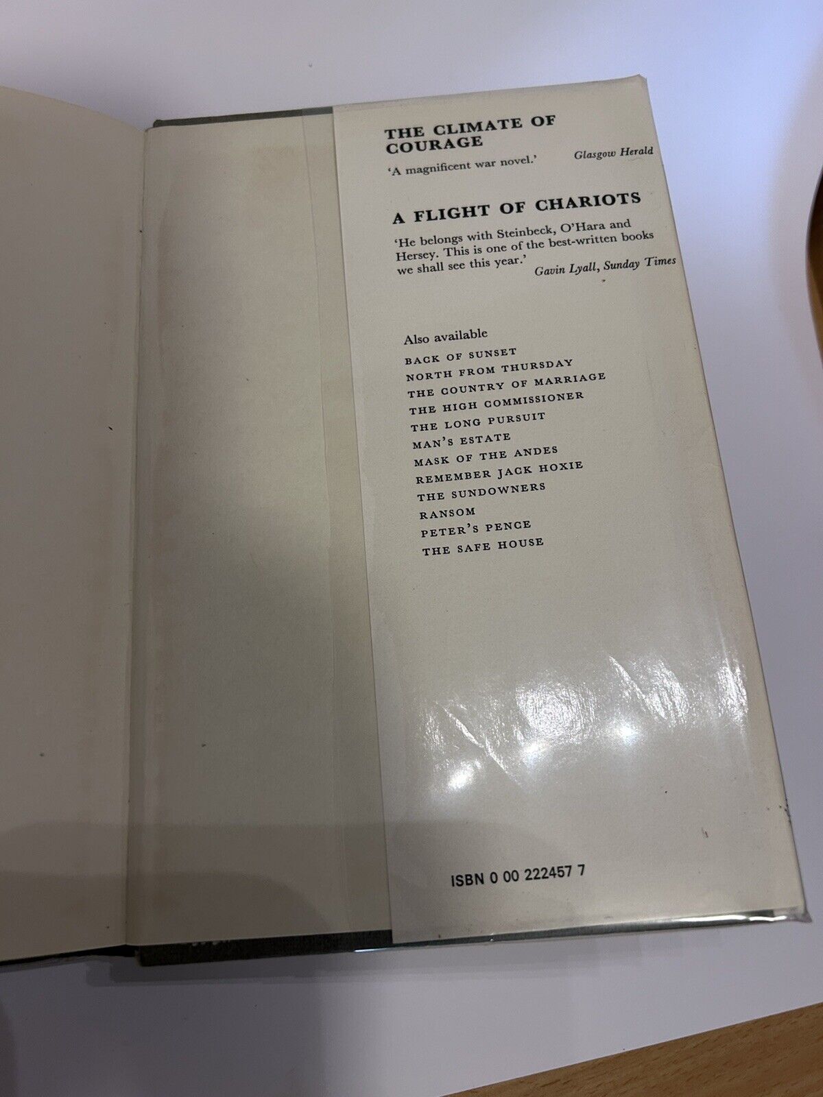 A Sound of Lightning by Jon Cleary - First Edition (Hardcover, 1976)