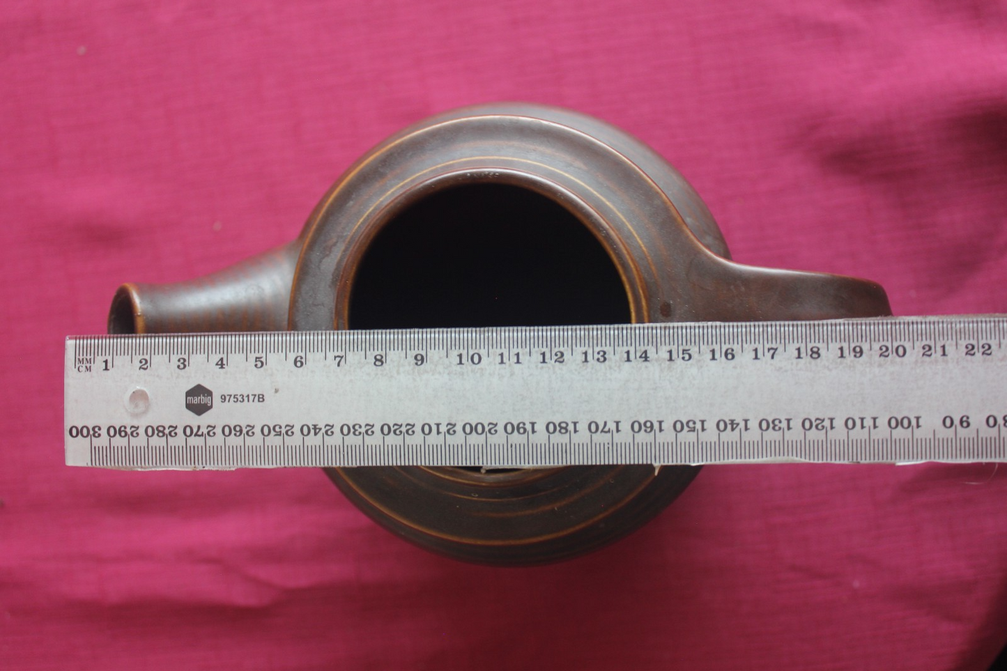 Vintage Arabia Finland Ruska Coffee Pot Jug – 1971 Scandinavian Stoneware