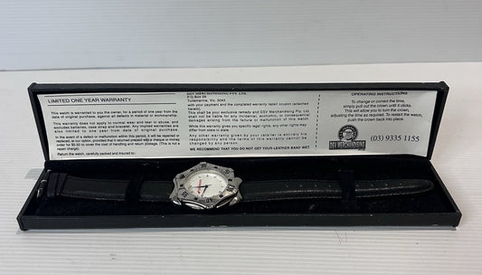 Vintage Honda Watch DSV Merchandising Boxed Leather Strap Assembled Australia
