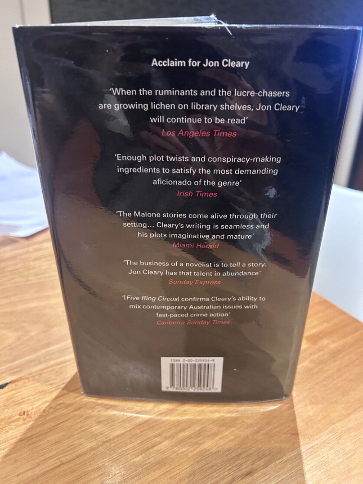 Dilemma by Jon Cleary First Edition 1999 Hardcover and Dust Jacket