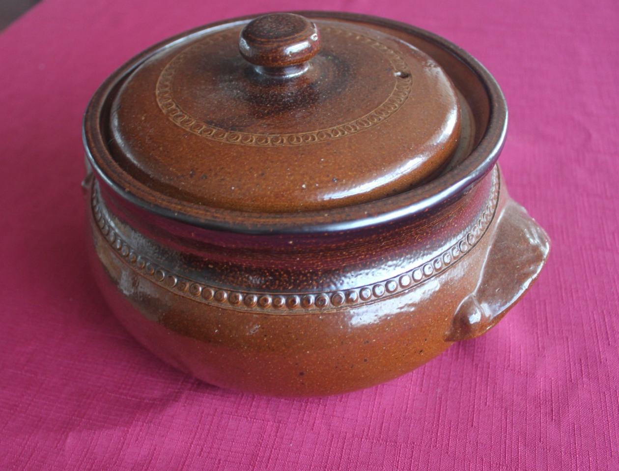 Vintage Bendigo Pottery Lidded Casserole – Australian Stoneware