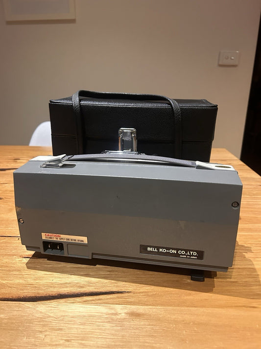 Magnon DLS Super 8 Film Projector Instaload + Case Powers On Vintage