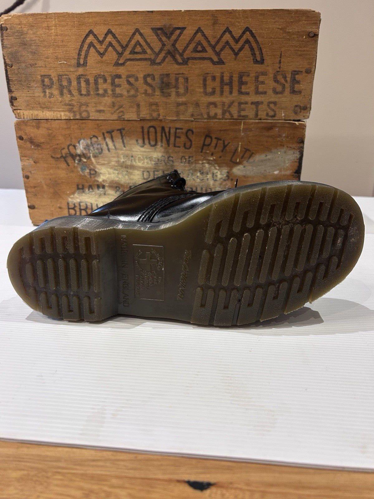 Dr. Martens 1460 UK8/Euro 42 Made in England Boots | MIE Black Smooth Leather
