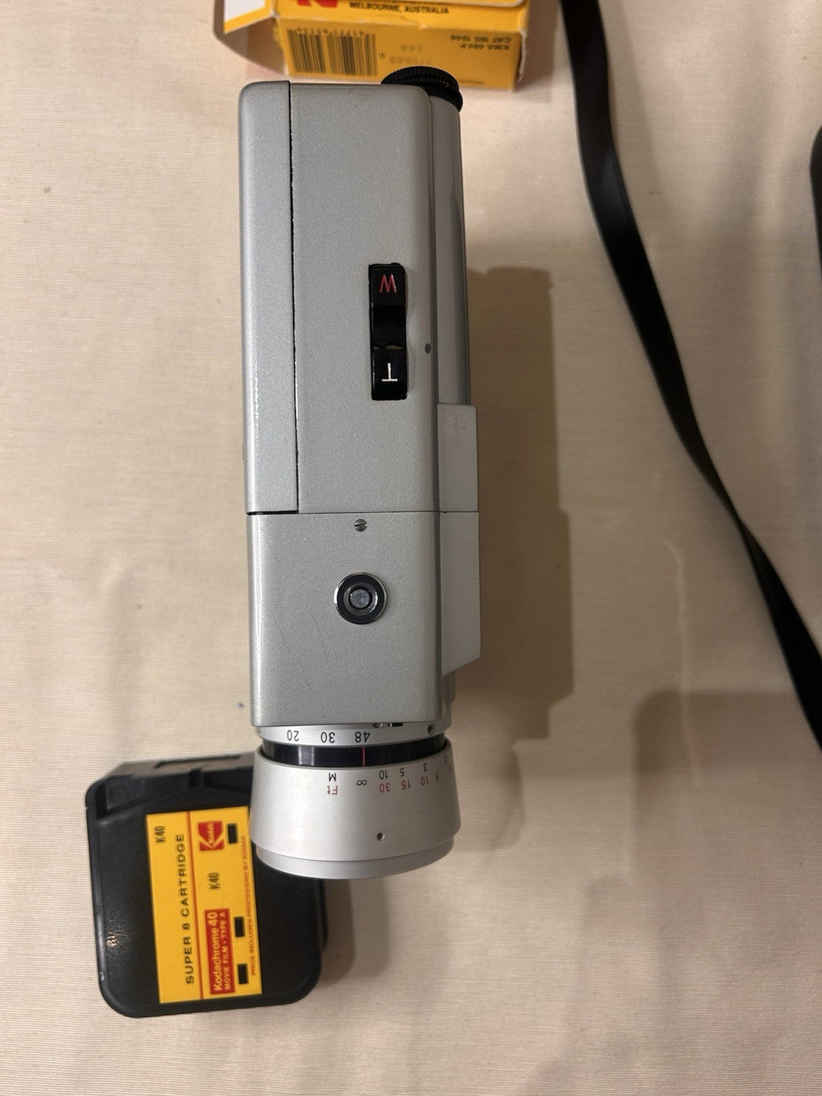 NC-600 Super 8 Movie Camera w/ Case & Kodak Film