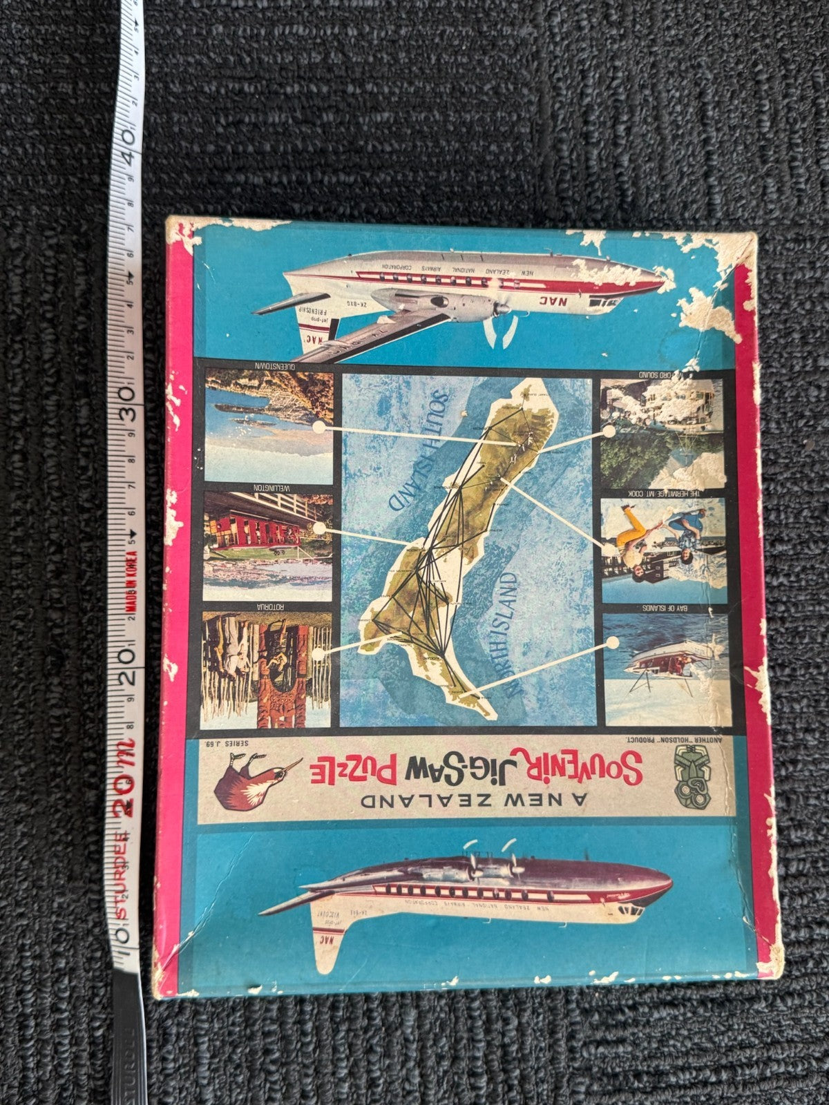 New Zealand Souvenir Jig-Saw Puzzle Holdson – Vintage Boxed 400pc | Mid-century
