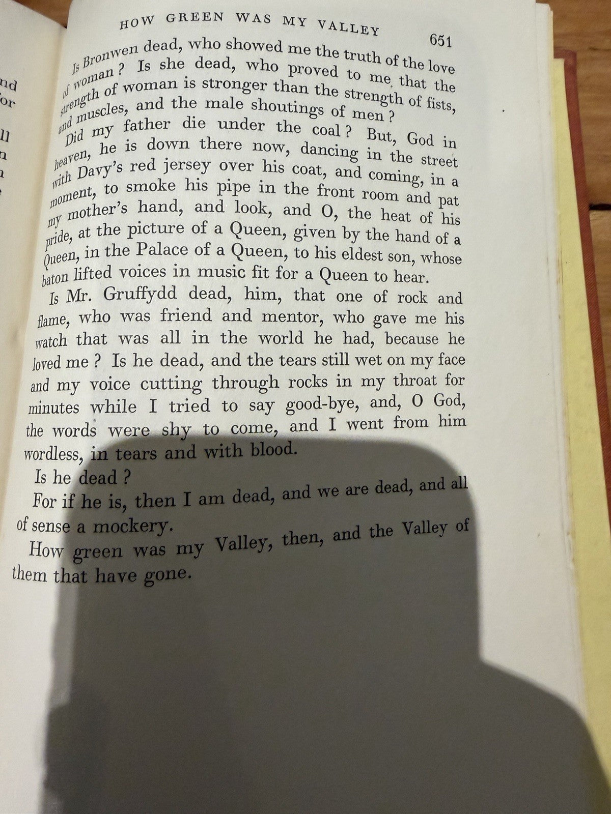 Richard Llewellyn How Green Was My Valley 1939 1st Edition Michael Joseph HC