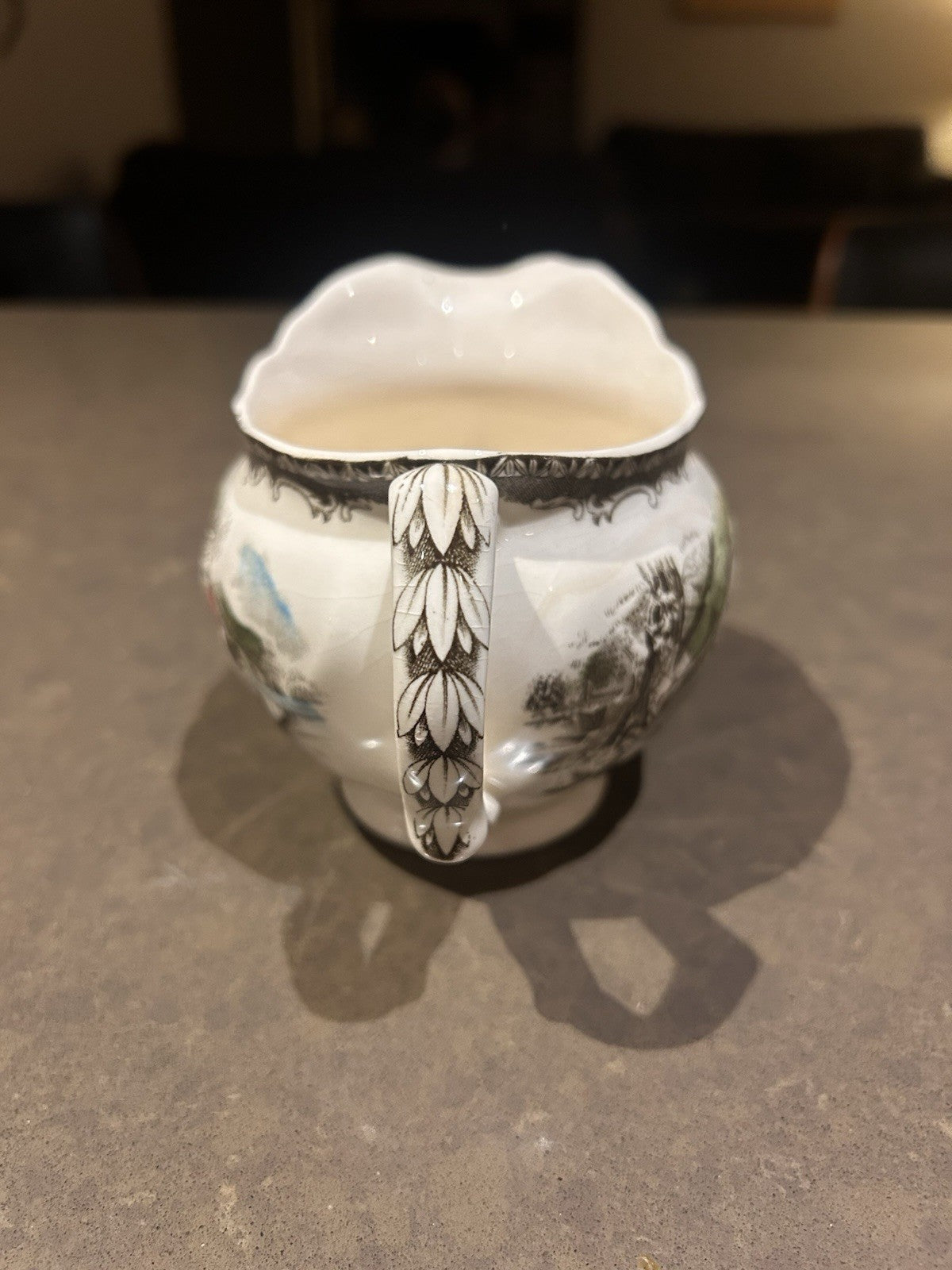 Johnson Bros Friendly Village Old Mill Cream Jug Made in England Vintage