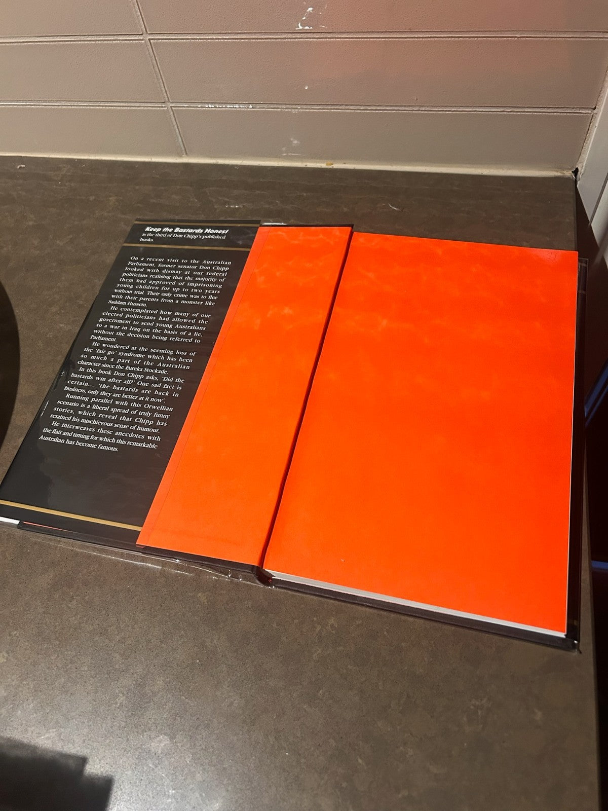 Keep the Bastards Honest – Don Chipp | First First Edition Hardcover w/ Dust Jac