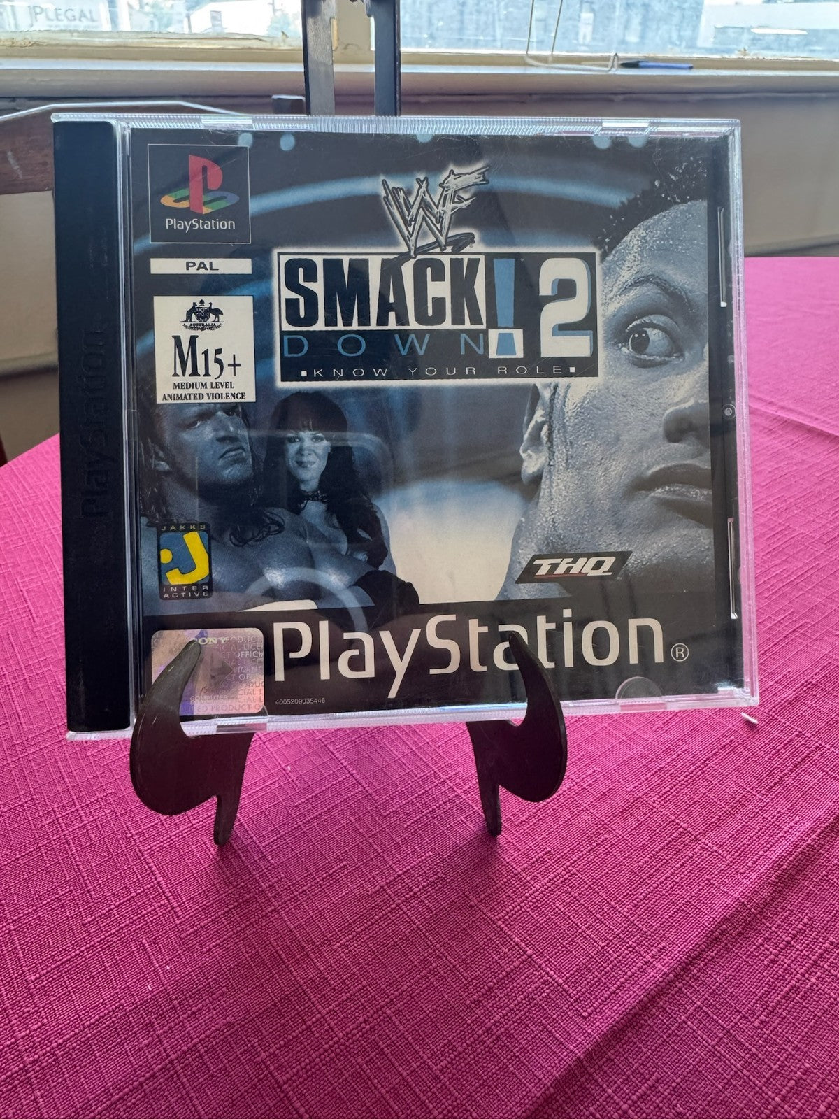 WWF SmackDown! 2 PlayStation PS1 PAL – Complete w Case, Disc & Manual | 2000