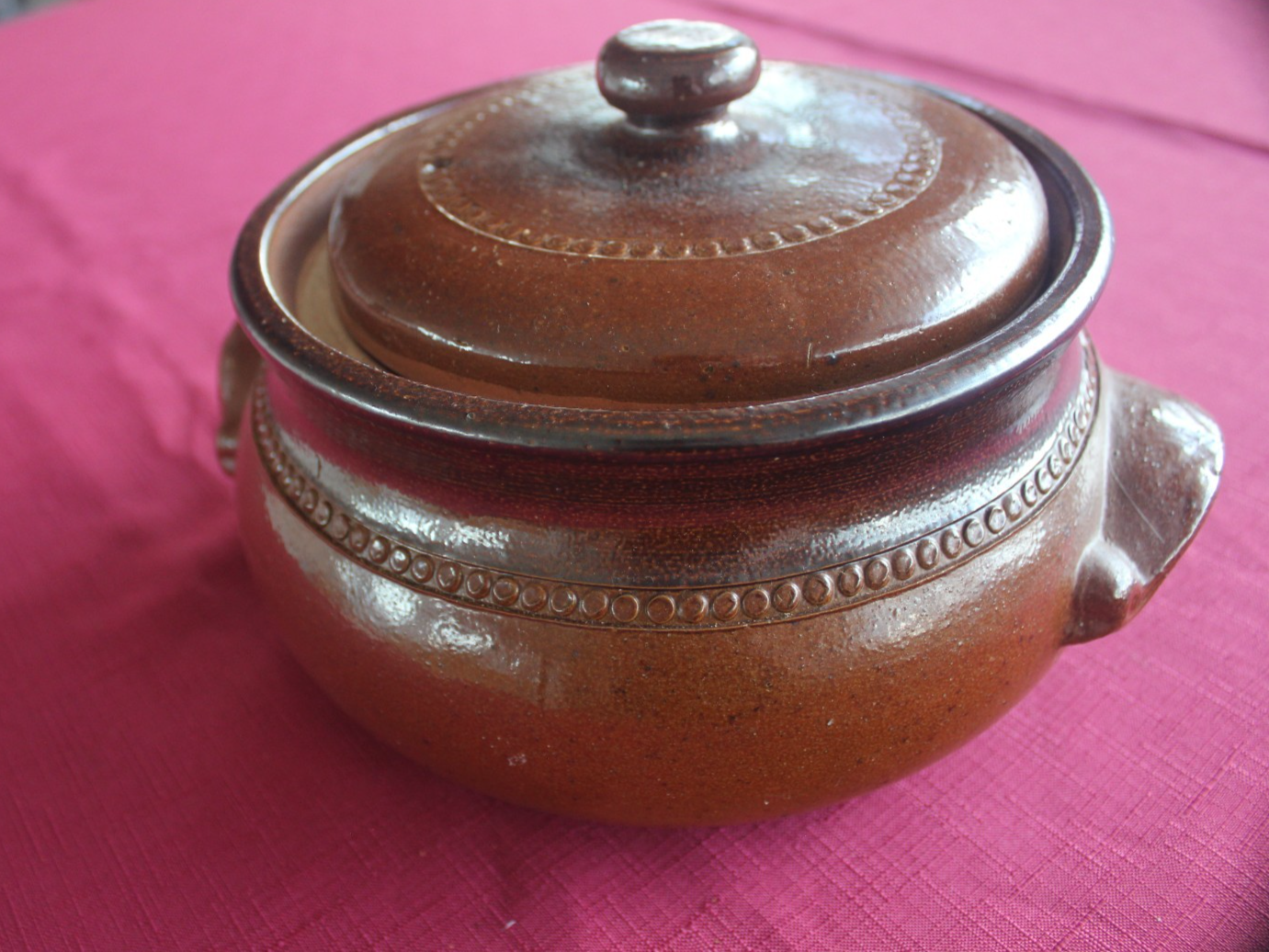 Vintage Bendigo Pottery Lidded Casserole – Australian Stoneware